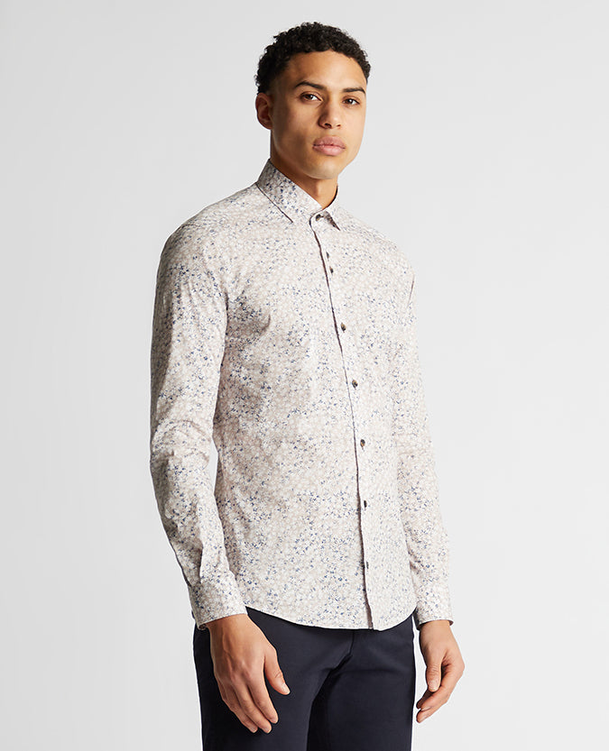 Slim Fit Cotton Stretch Shirt