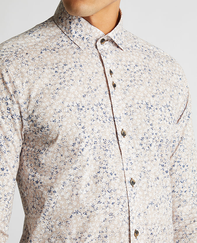 Slim Fit Cotton Stretch Shirt