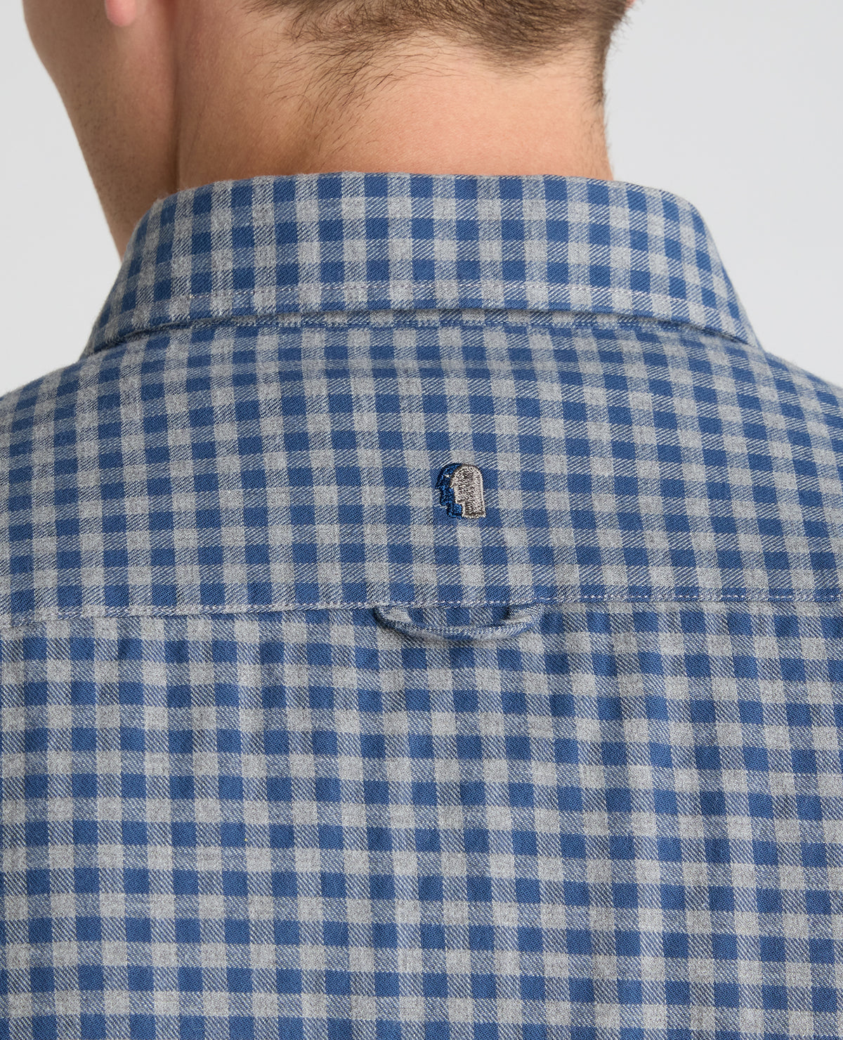 Blue Check Cotton Shirt