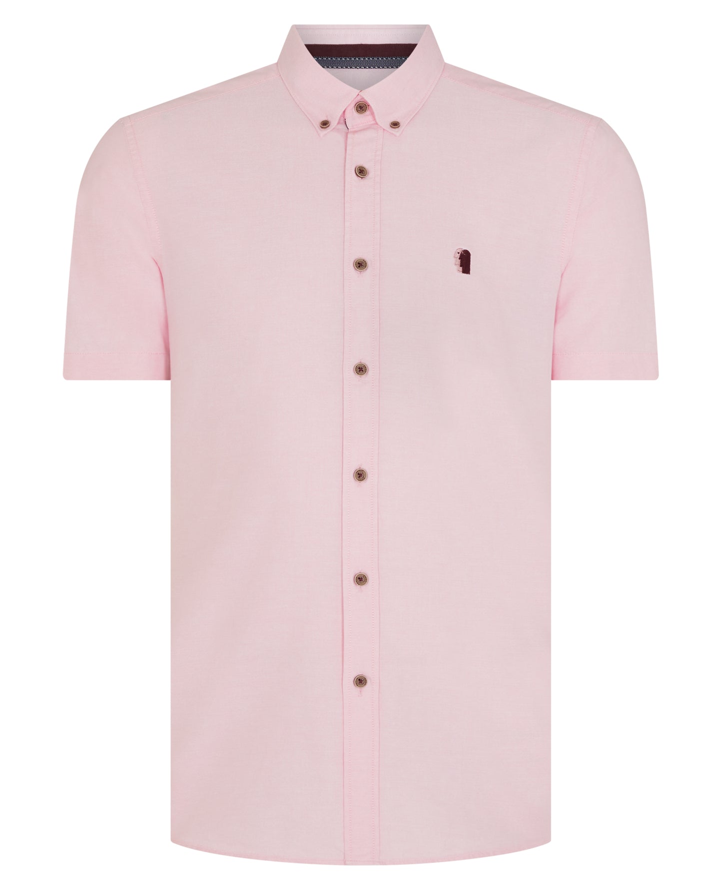 Slim Fit Oxford Cotton Short Sleeve Shirt