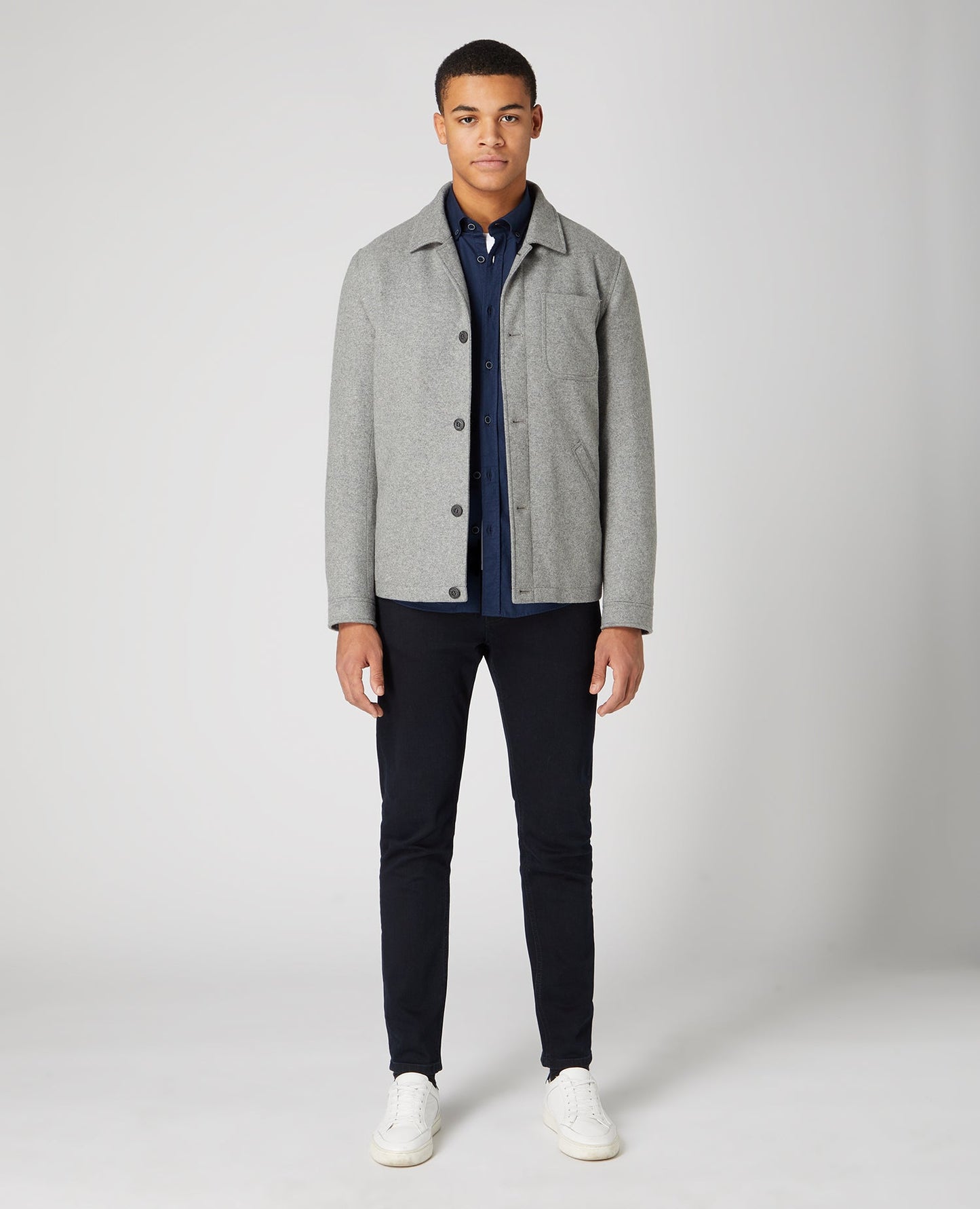Tapered Fit Oxford Cotton Shirt