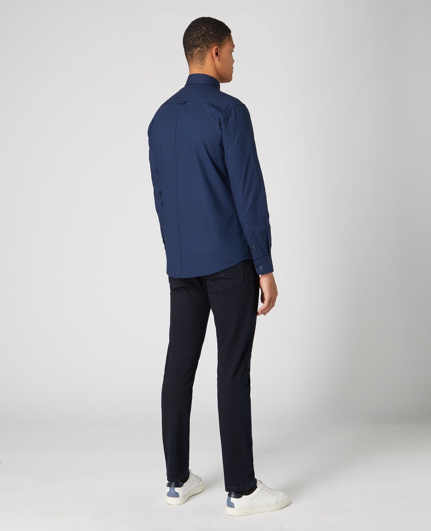 Tapered Fit Oxford Cotton Shirt