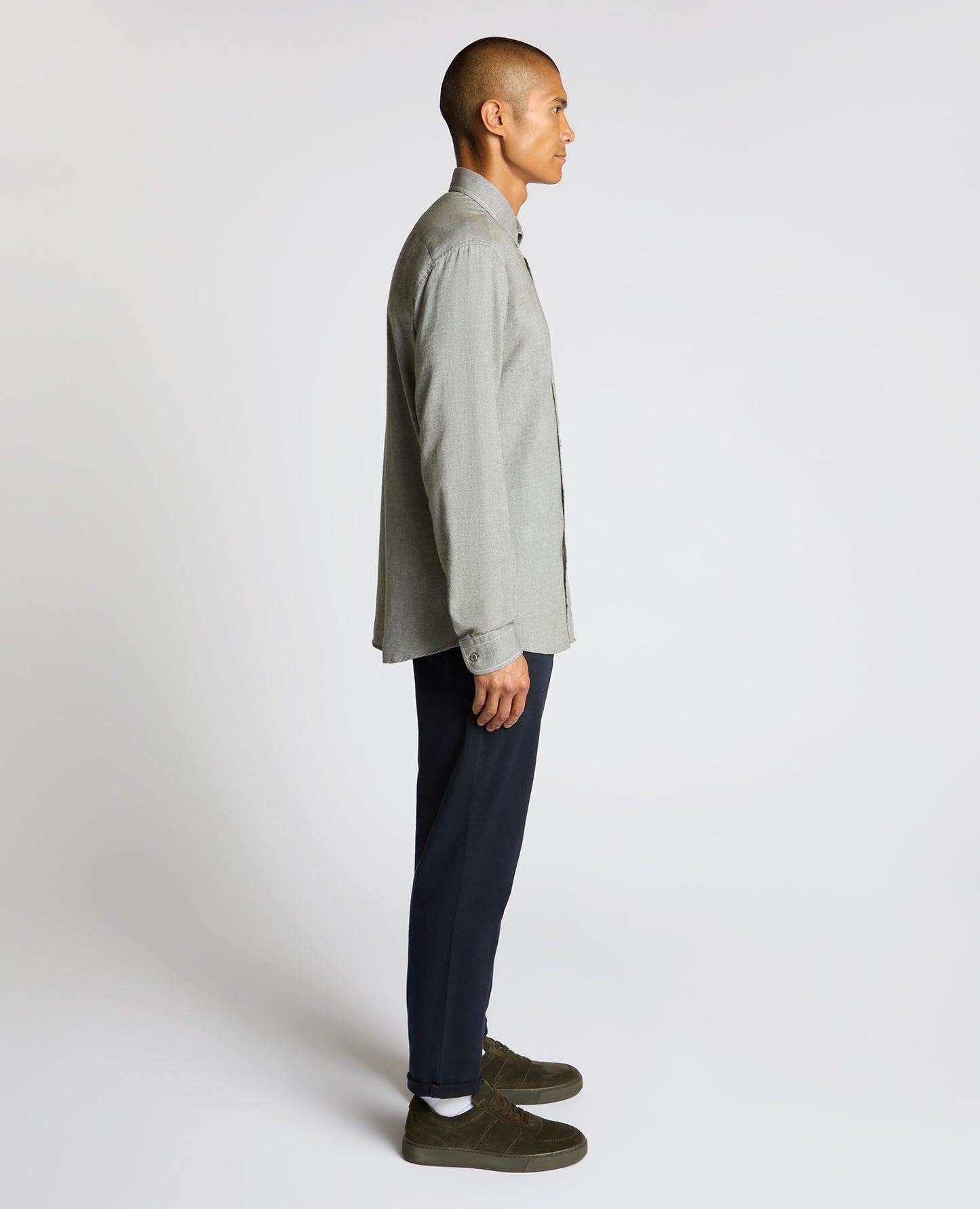 Tapered Fit Soft Cotton Shirt