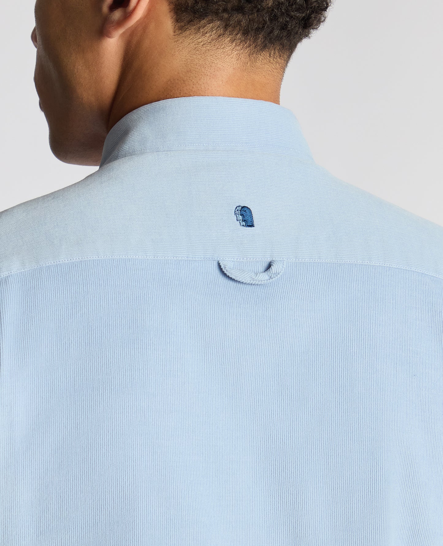 Tapered Fit Micro Corduroy Shirt