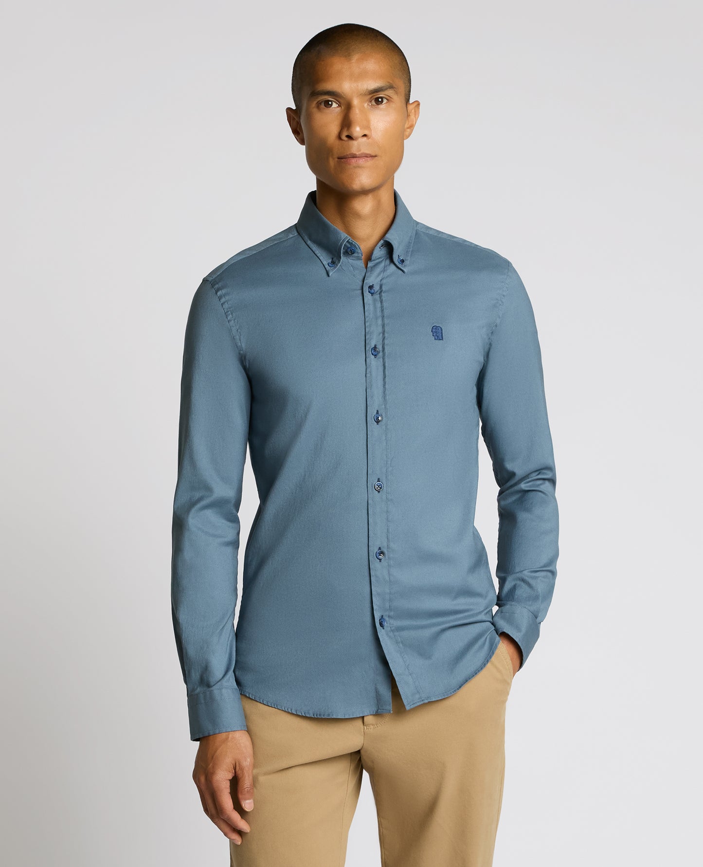 Slim Fit Cotton-Stretch Shirt