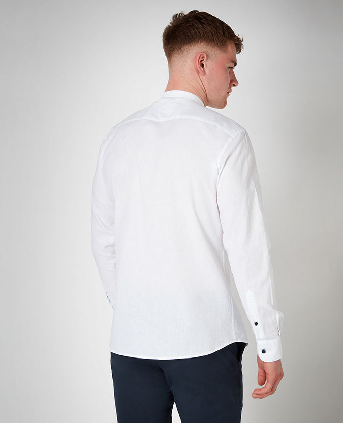 Tapered Fit Cotton Shirt