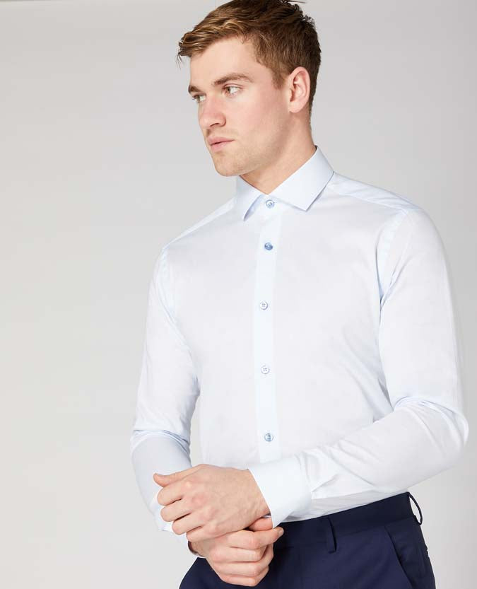 Slim Fit Cotton Stretch Shirt