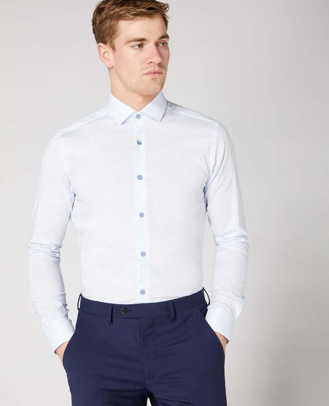 Slim Fit Cotton Stretch Shirt