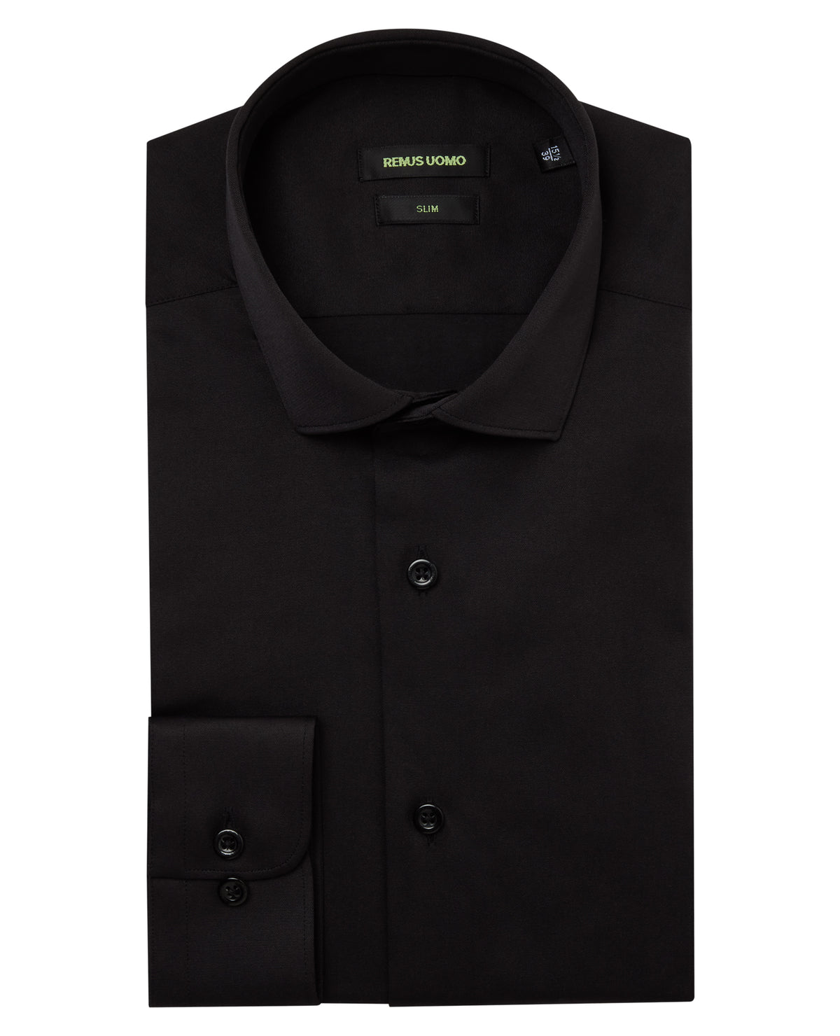 Man wearing a Black formal shirt