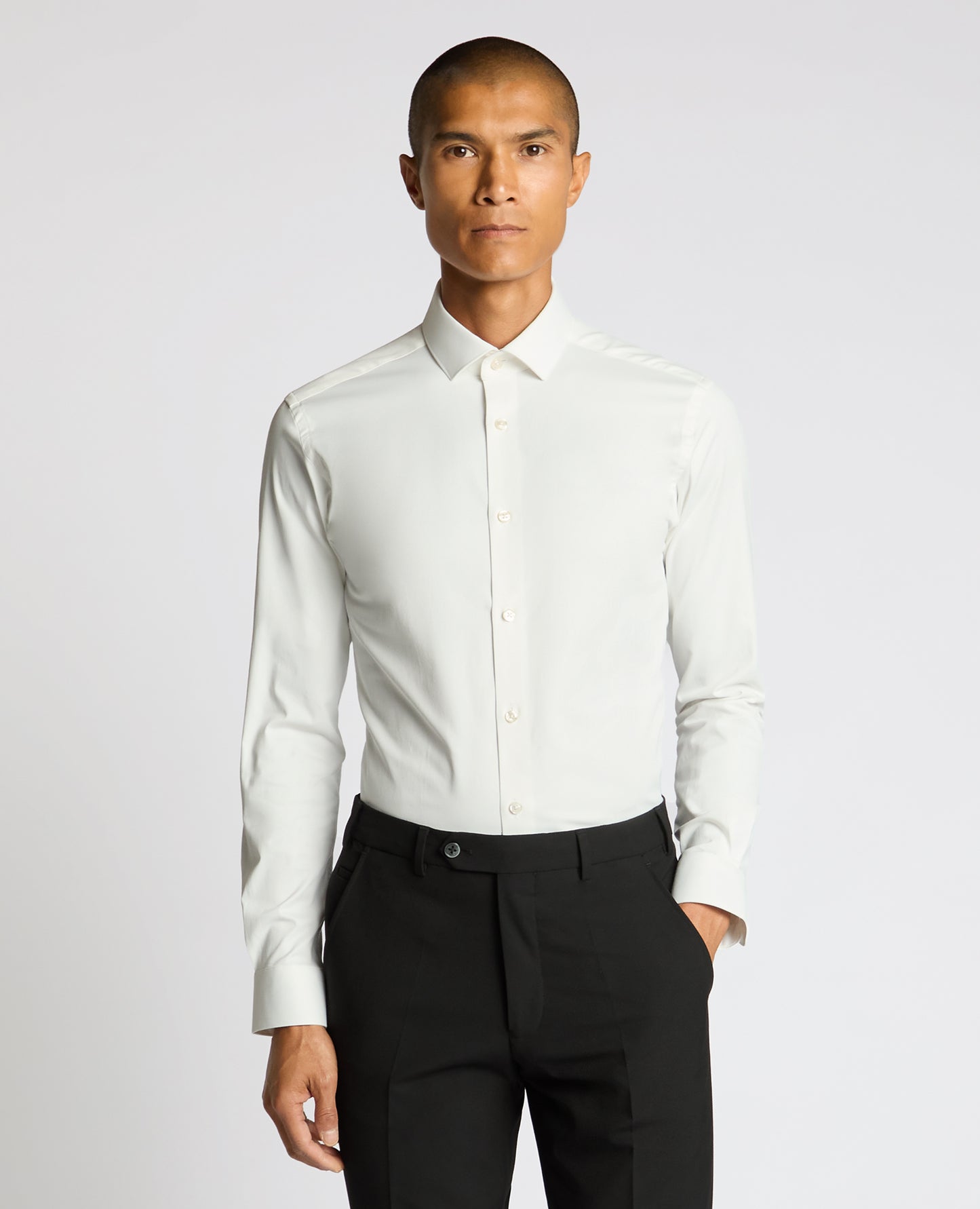 Slim Fit Cotton-Blend Shirt