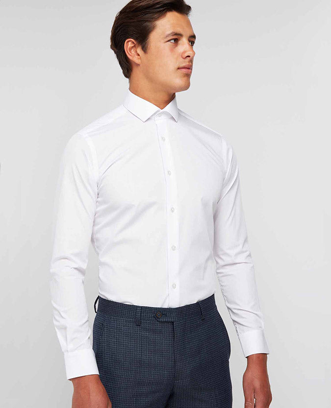 Slim Fit Cotton-Blend Shirt