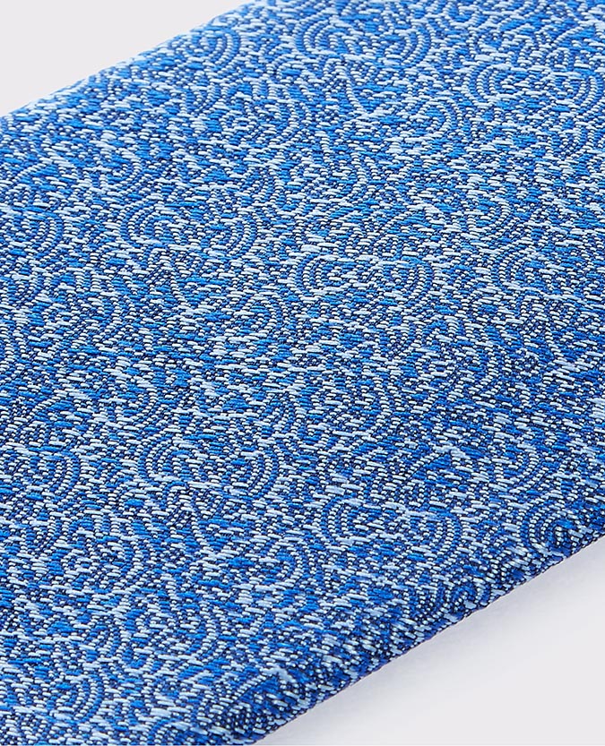 Floral Microfibre Tie