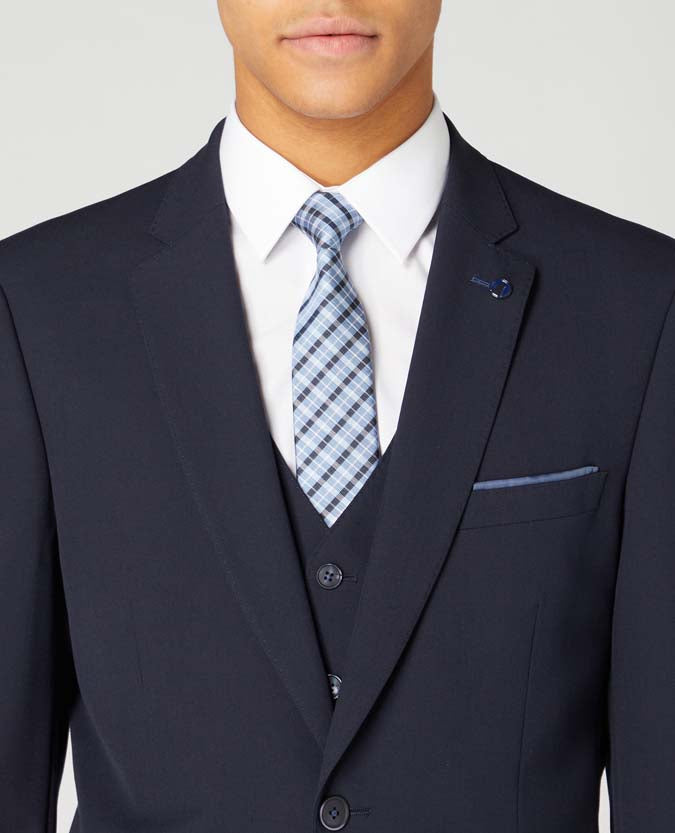 Checked Pure Silk Tie