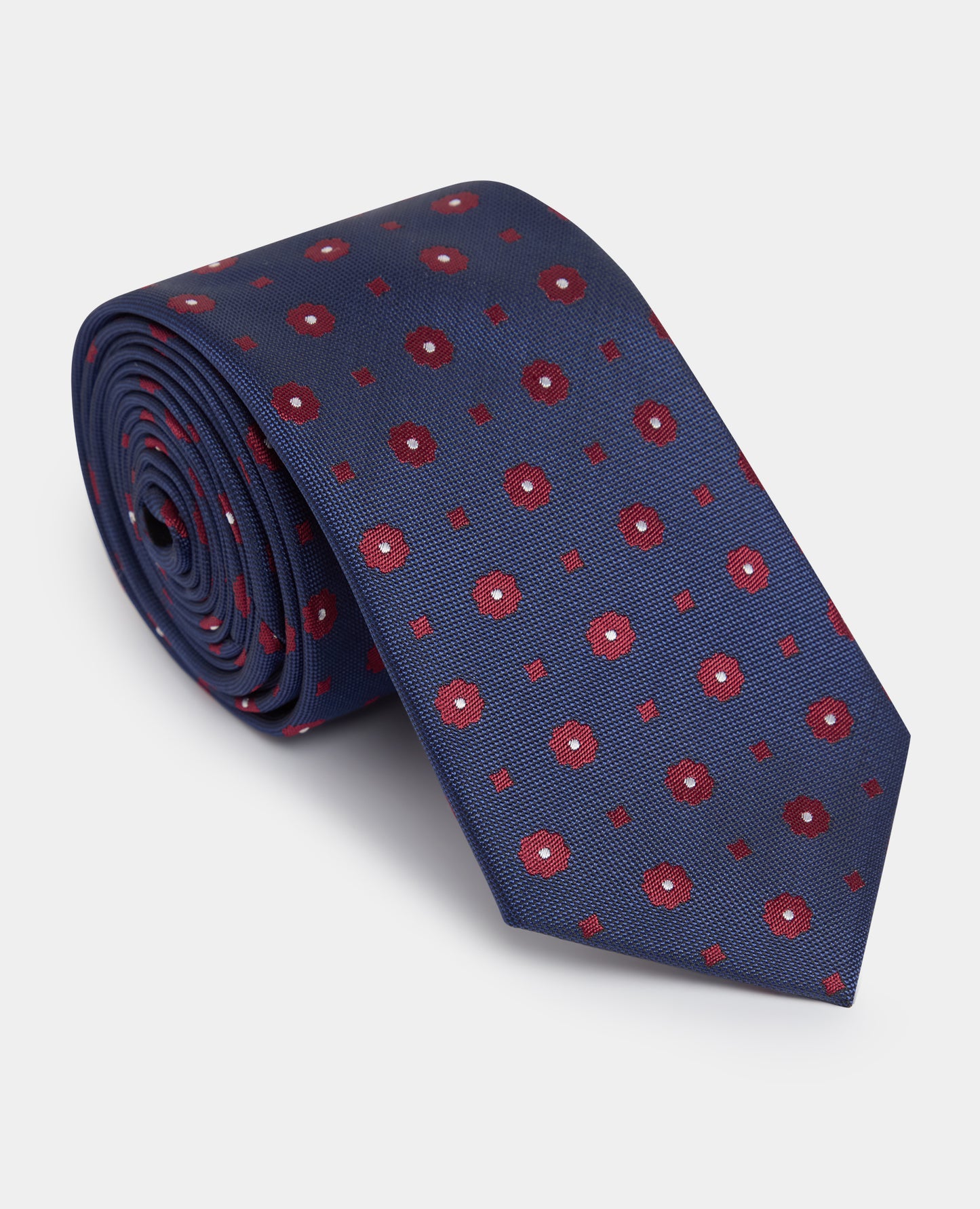 Micro-Pattern Print Tie