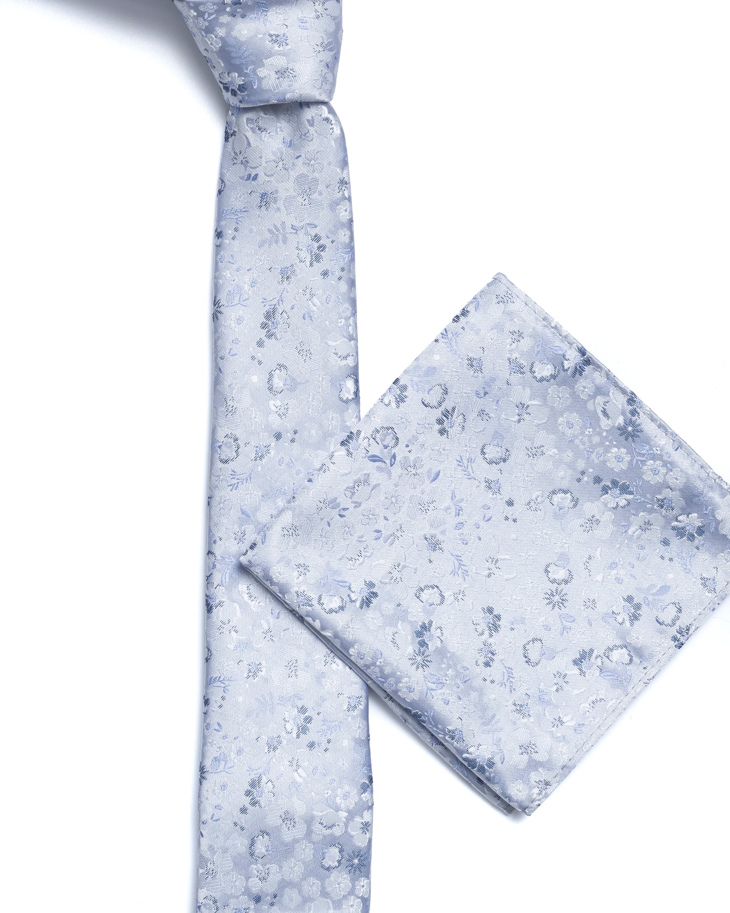 Lilac Floral Print Tie