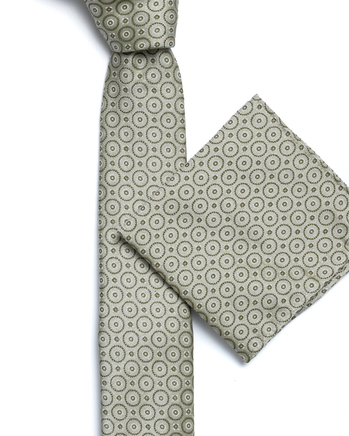 Man wearing a green tie