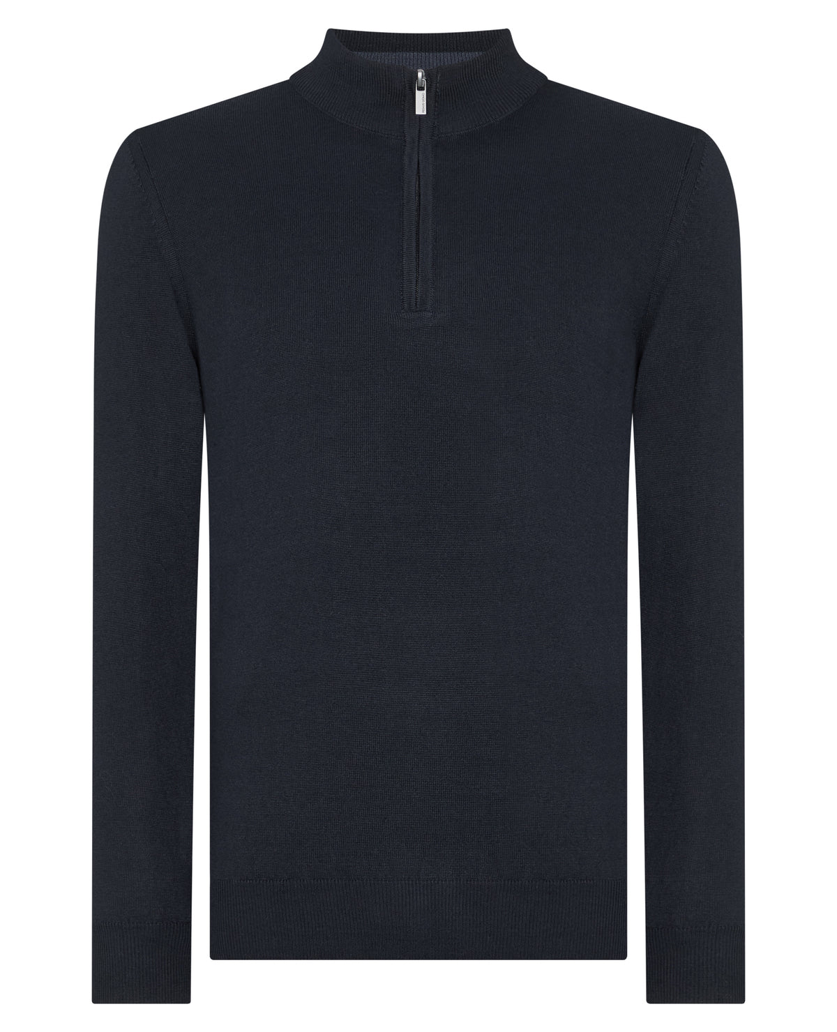 Man wearing a navy jumper