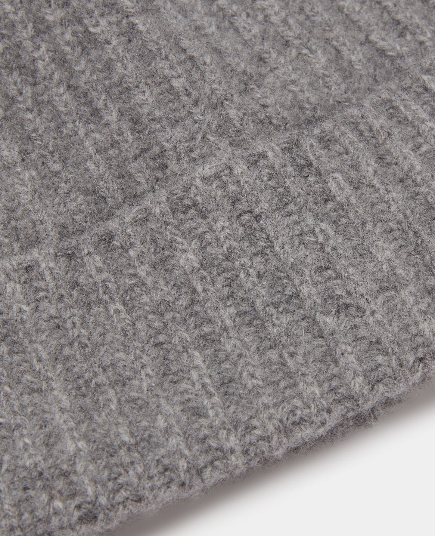 Rib-Knit Wool Rich Beanie