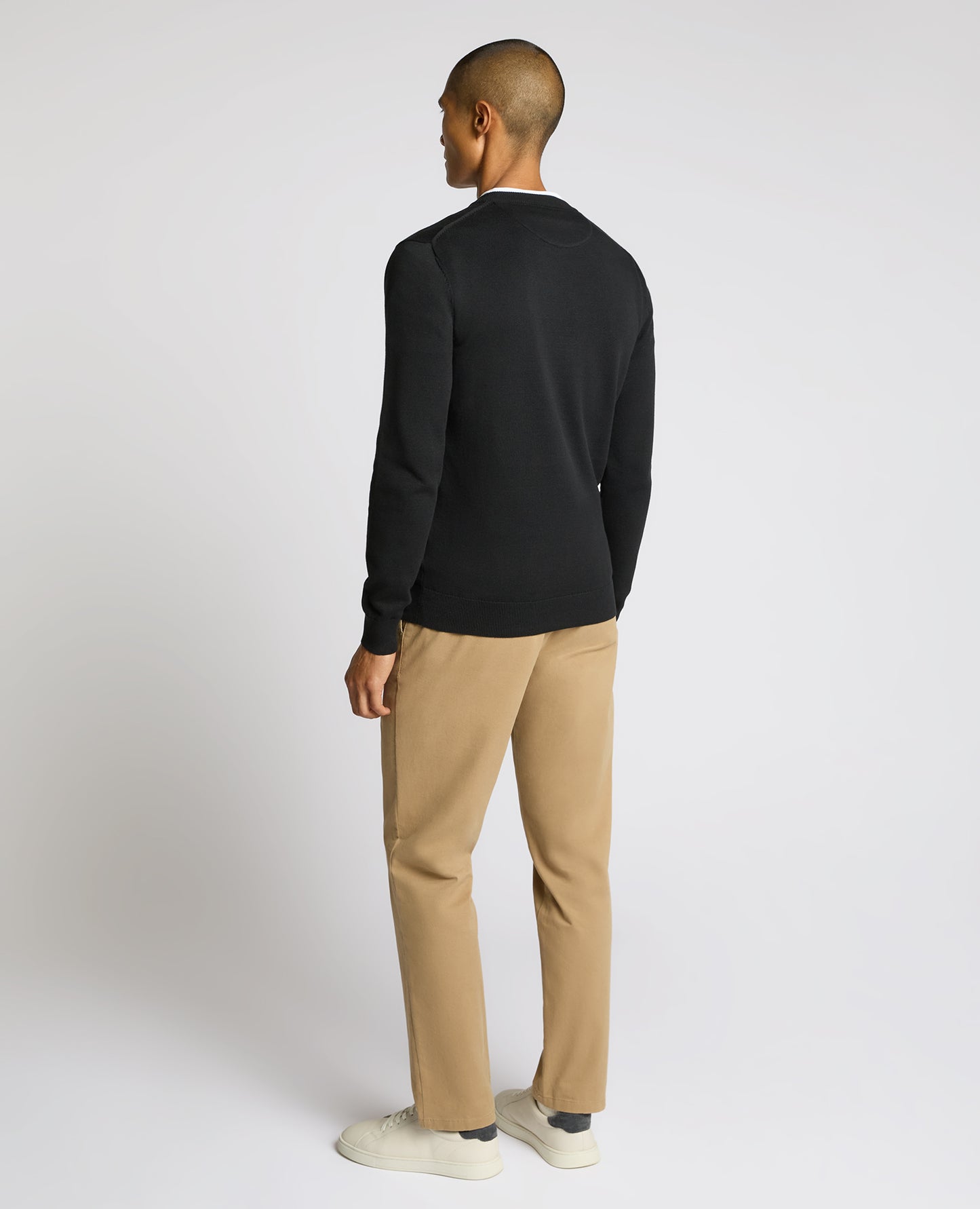 Crew Neck Cotton Sweater