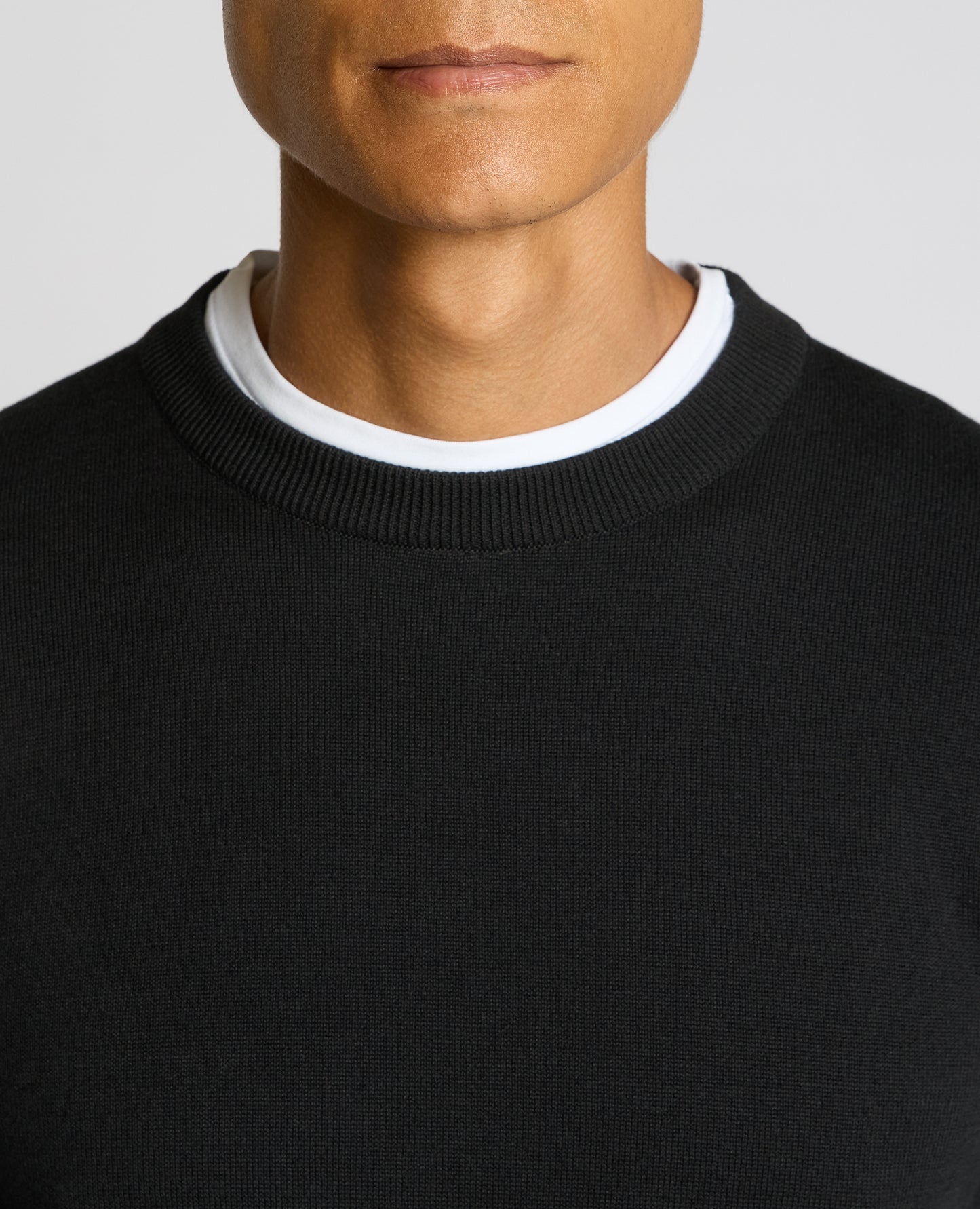 Crew Neck Cotton Sweater