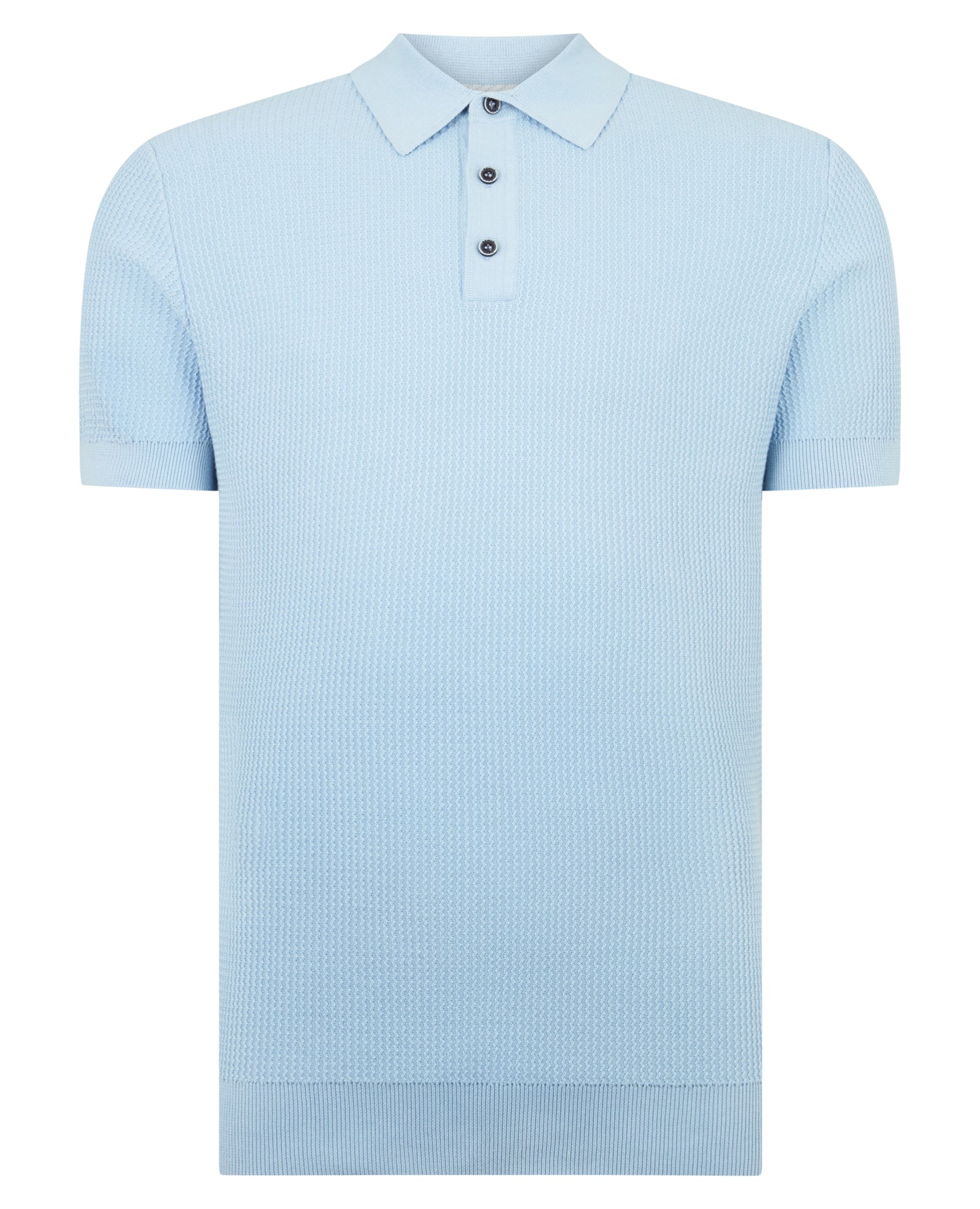 Knitted Cotton Polo Shirt
