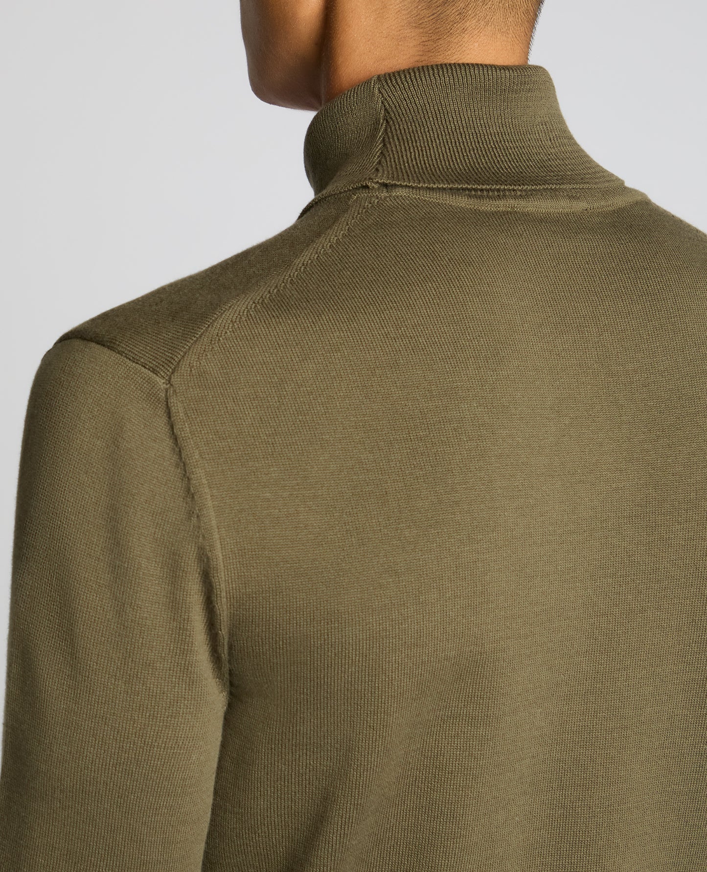Roll Neck Cotton Sweater