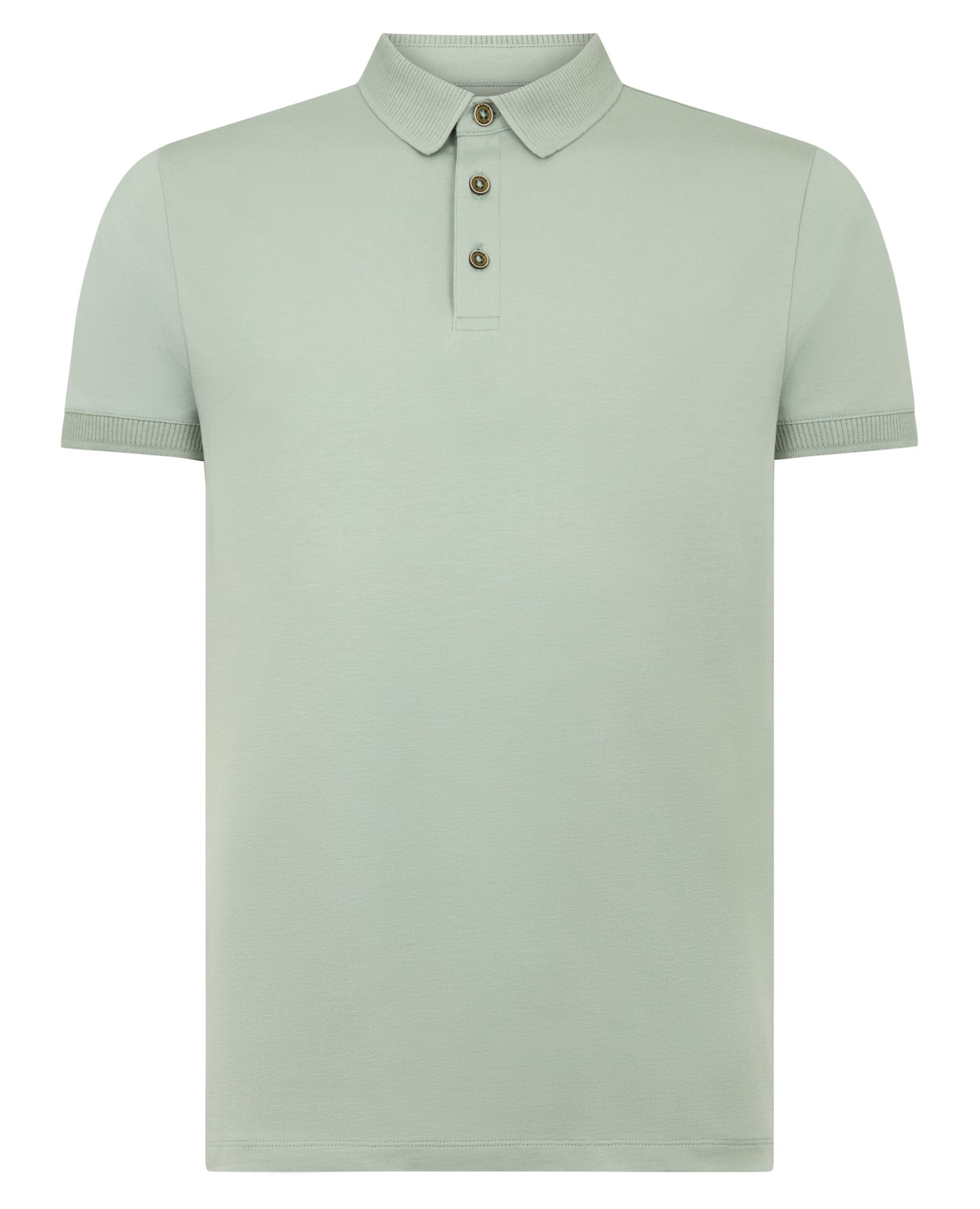 Tapered Fit Cotton-Stretch Polo Shirt