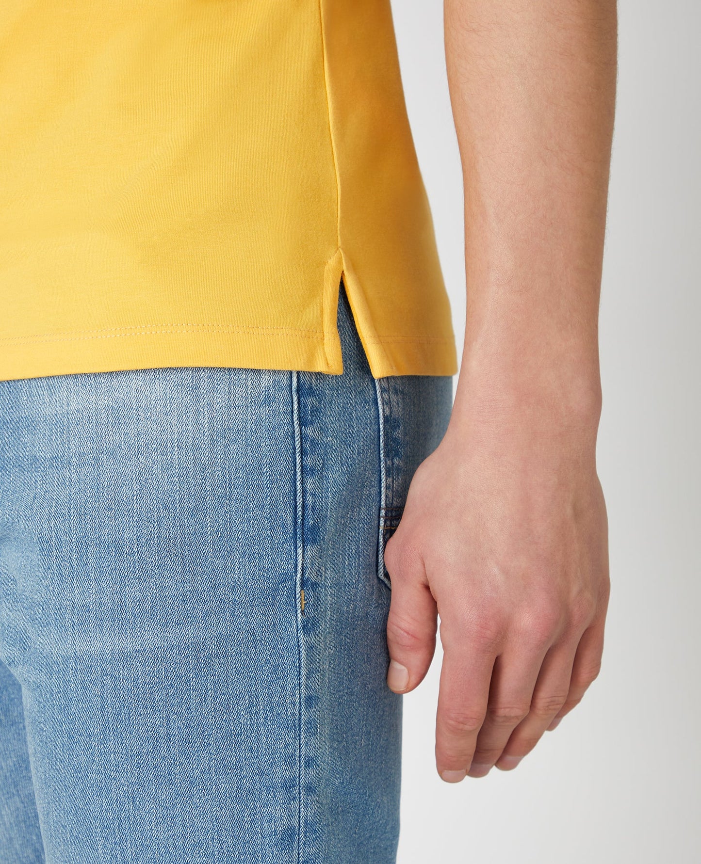 Tapered Fit Cotton-Stretch Jersey Polo Shirt