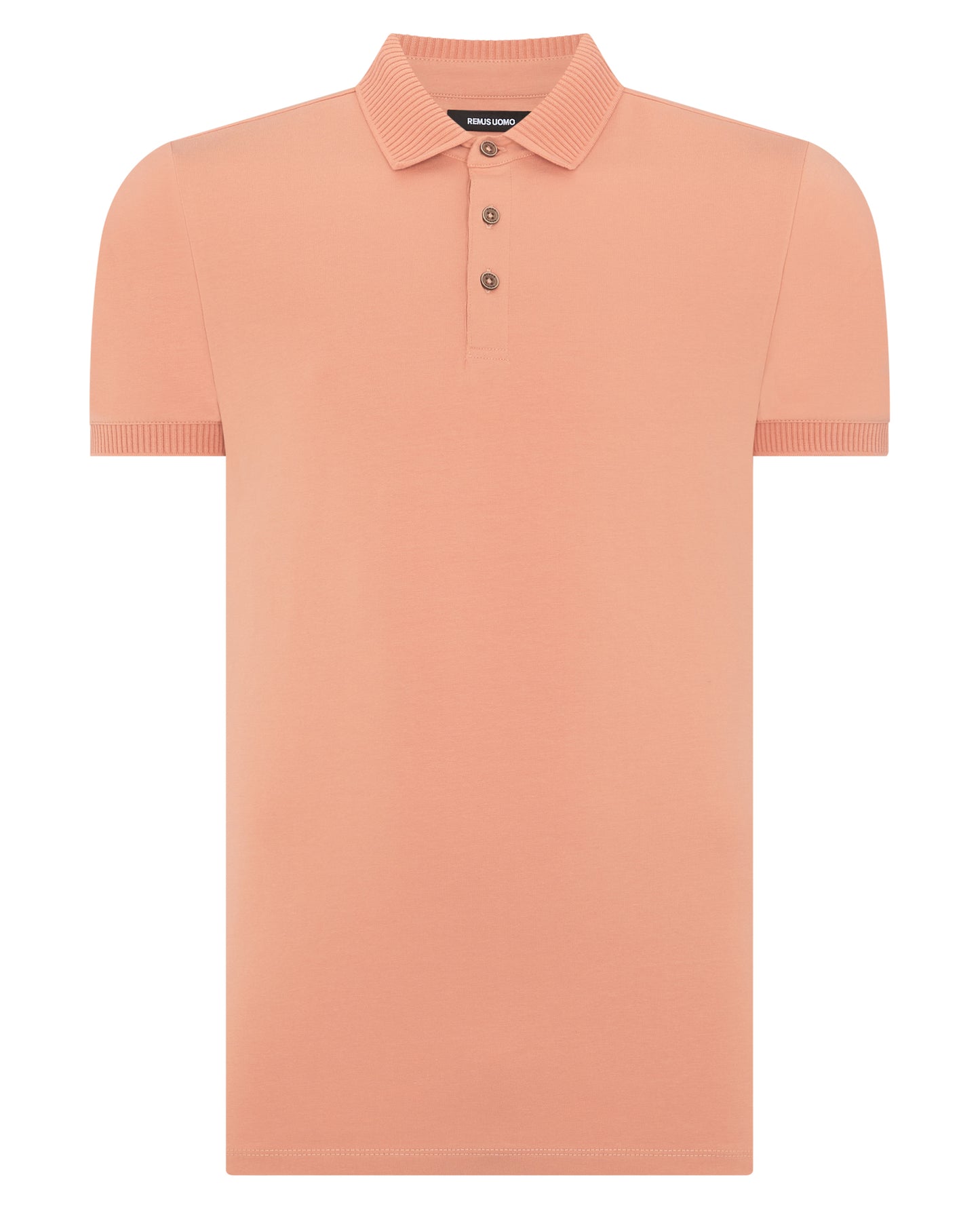 Tapered Fit Cotton-Stretch Polo Shirt