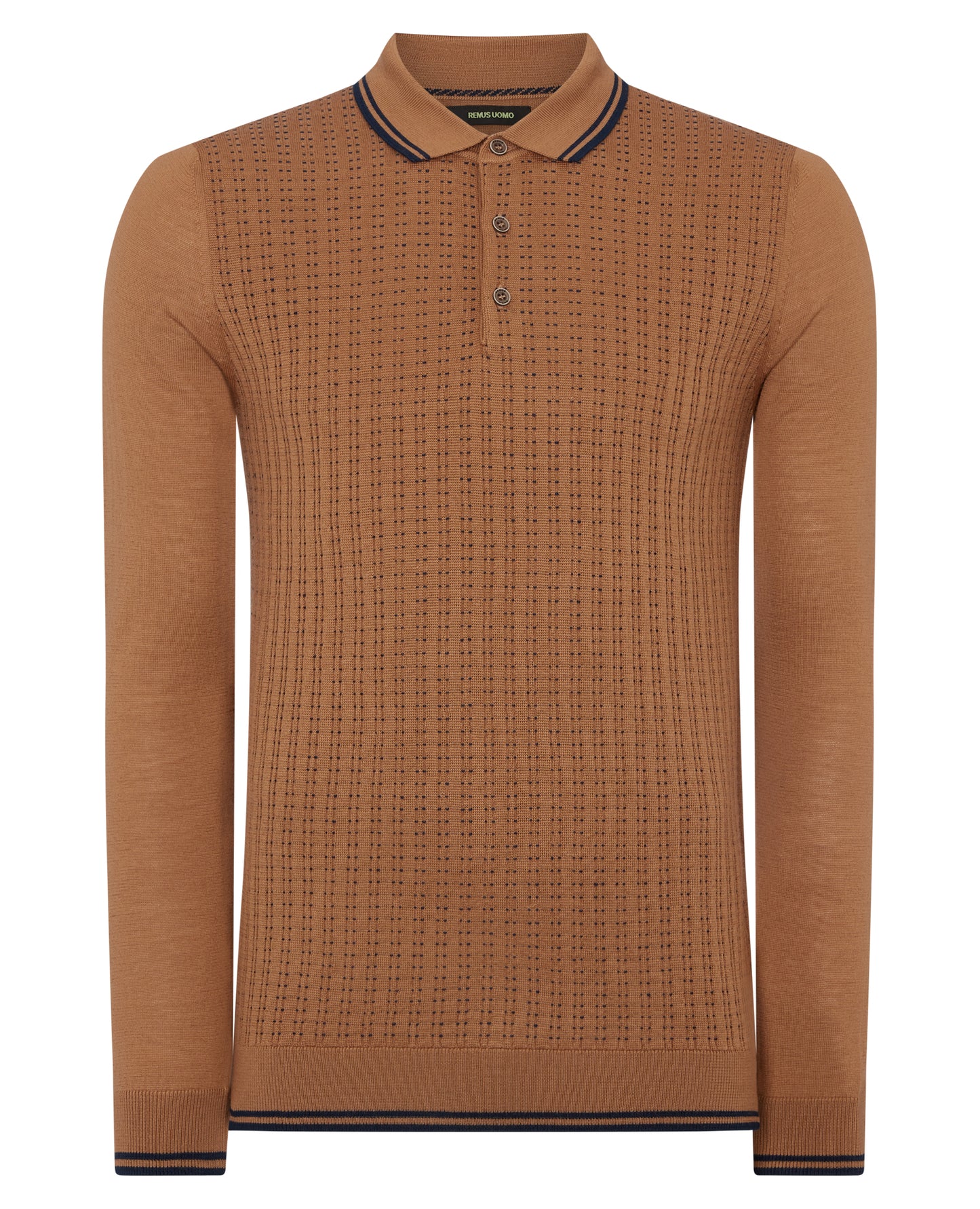 Slim Fit Merino Wool-Blend Polo Shirt