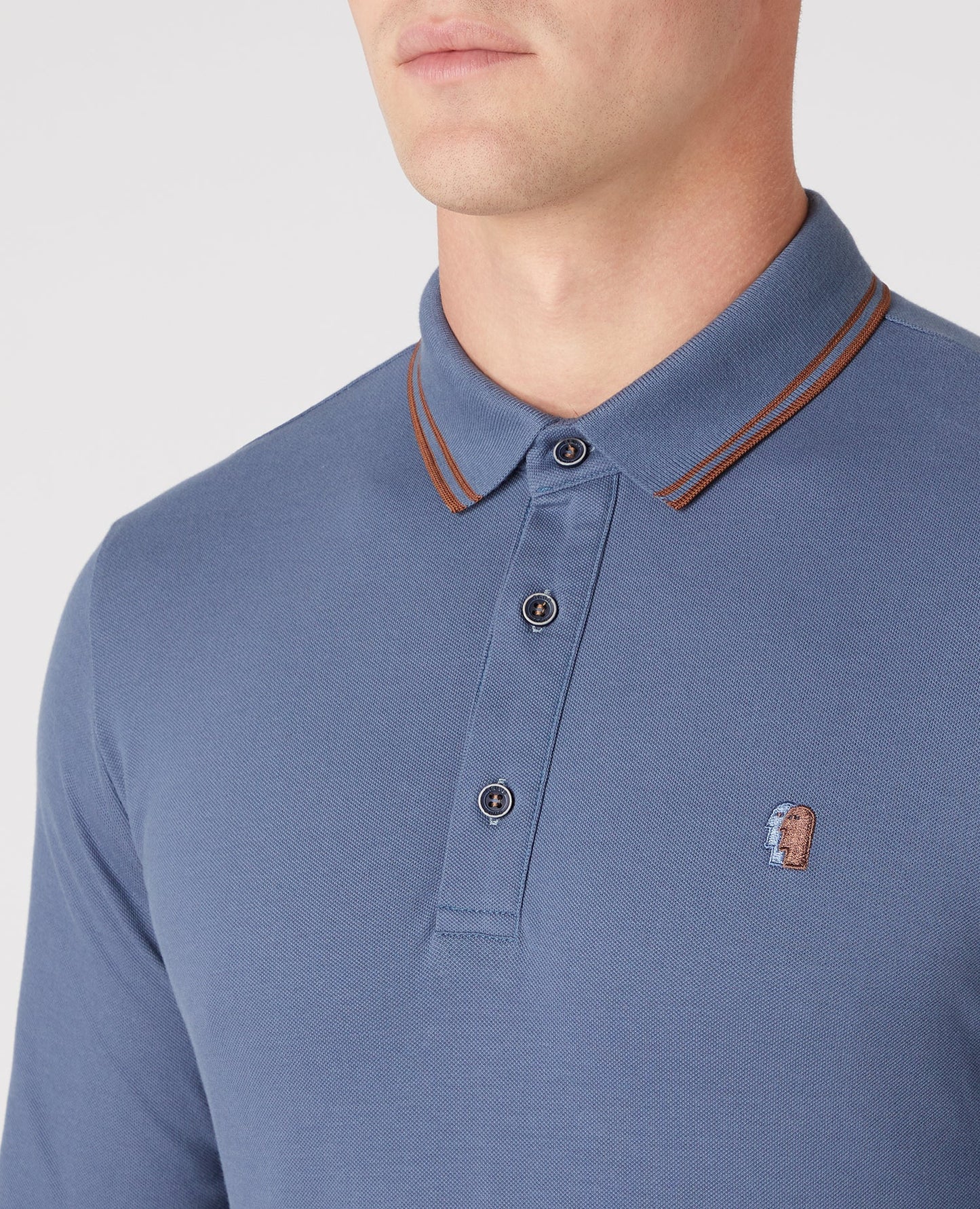 Slim Fit Cotton-Stretch Pique Polo Shirt