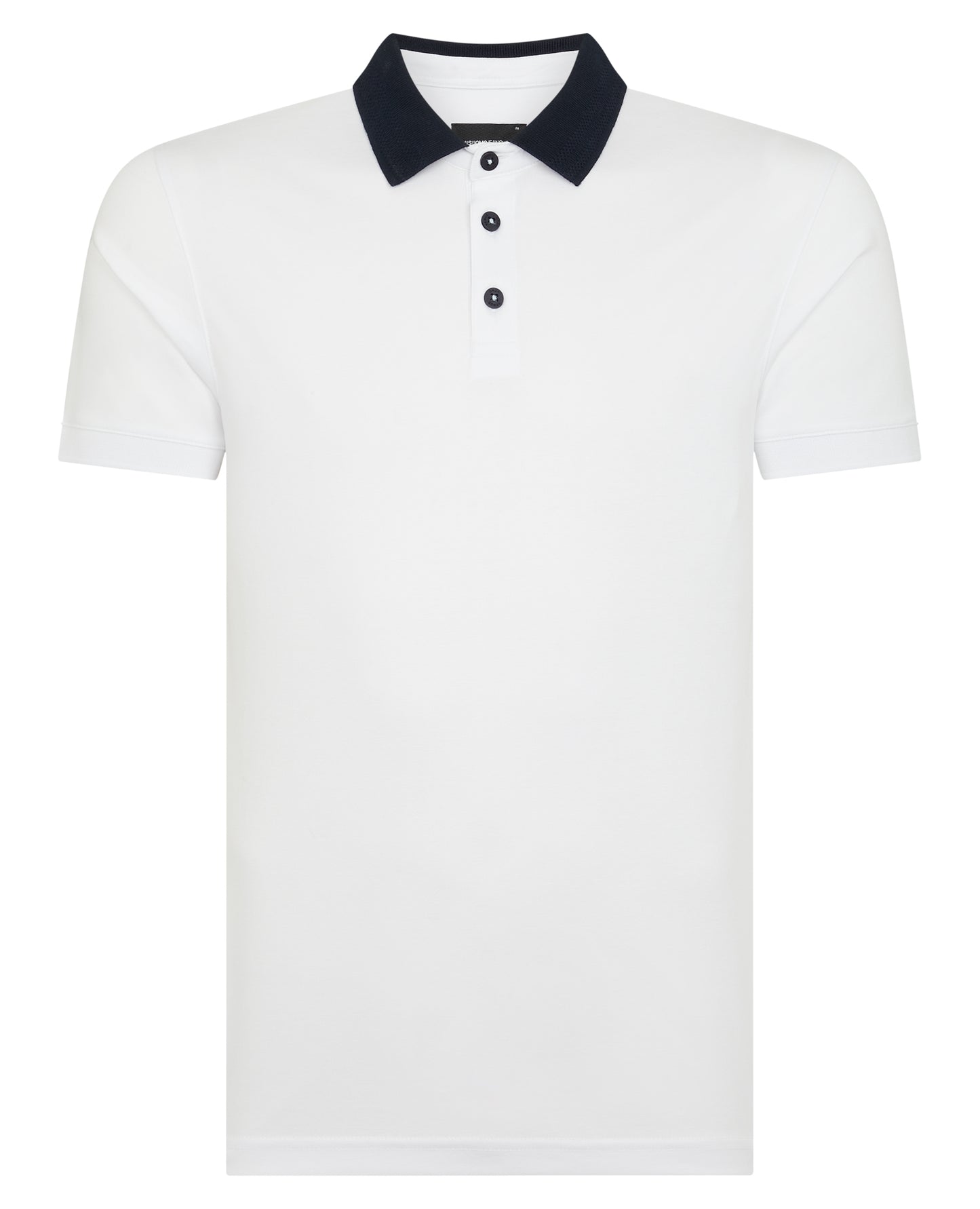 Tapered Fit Cotton-Blend Polo Shirt