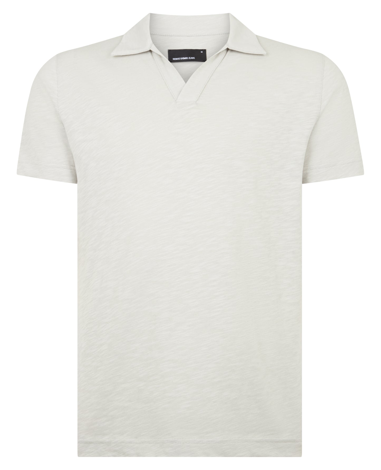 Slub Yarn Jersey Polo Shirt