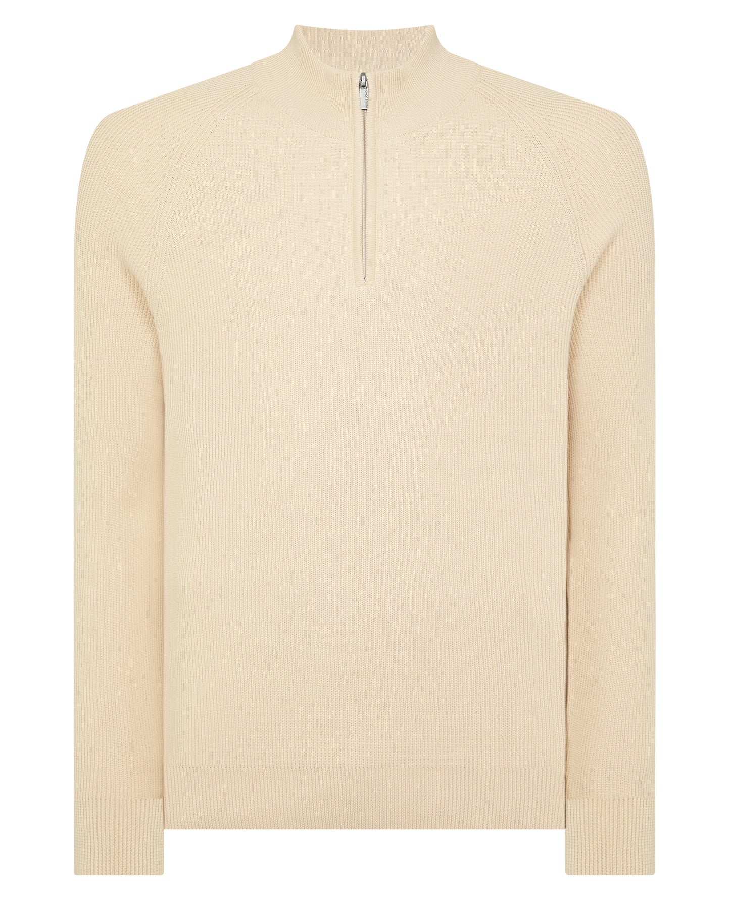 Cotton Half-Zip Knit Sweater