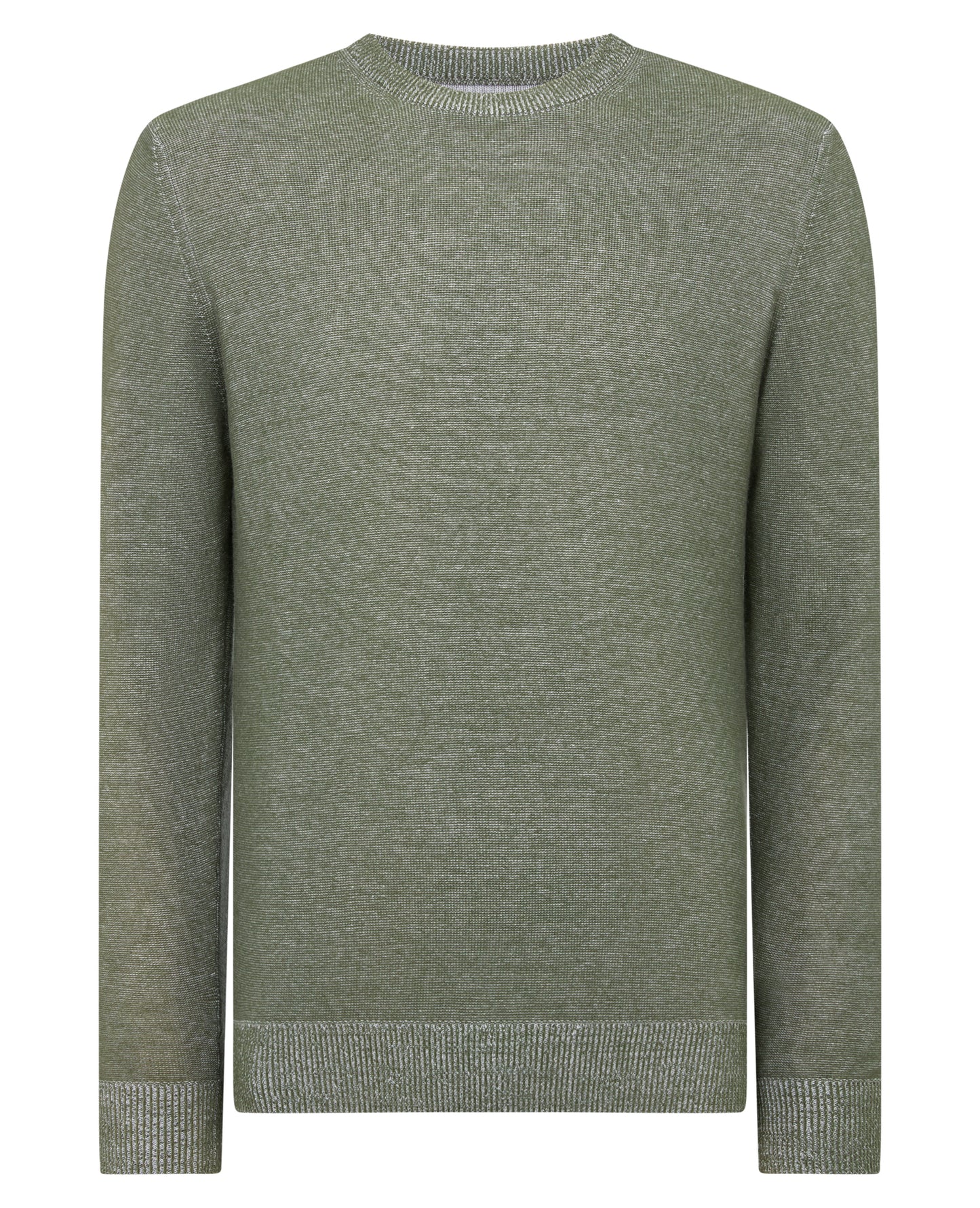Two-Tone Knit Sweater