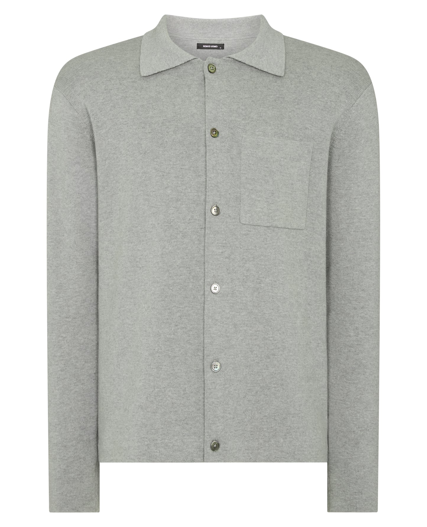 Button-Up Cotton Cardigan