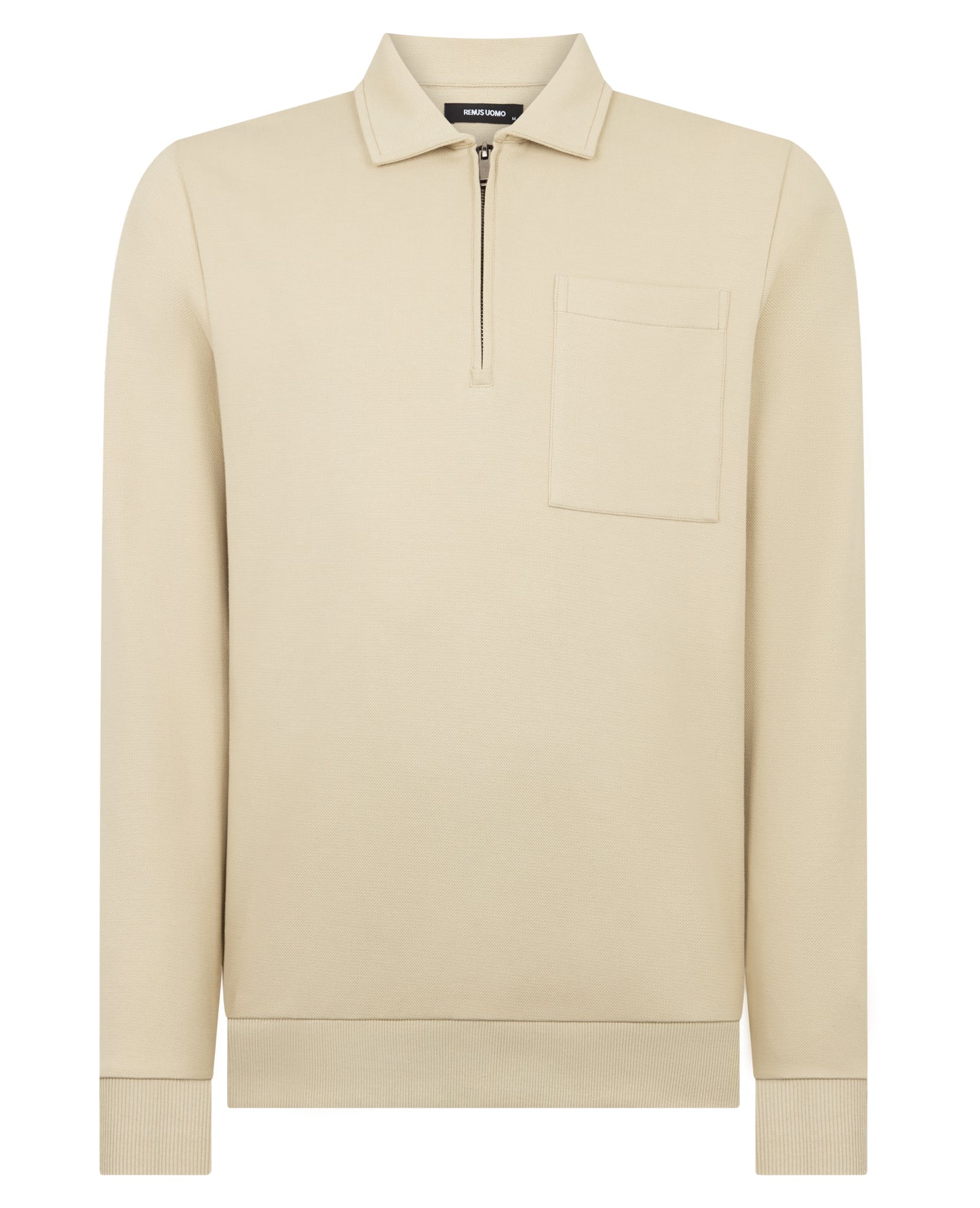 Half-Zip Jersey Sweatshirt