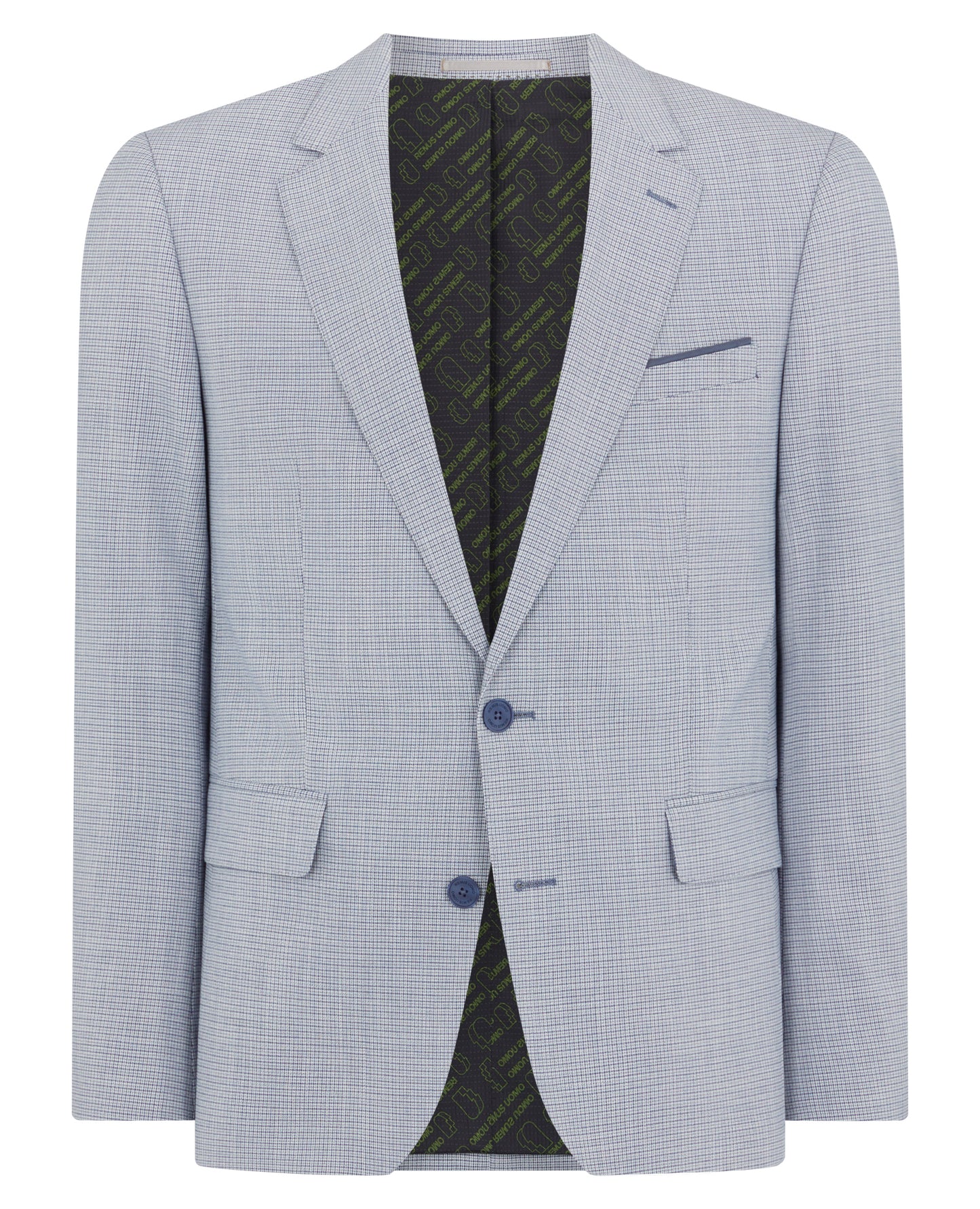 Slim Fit Micro Houndstooth Suit