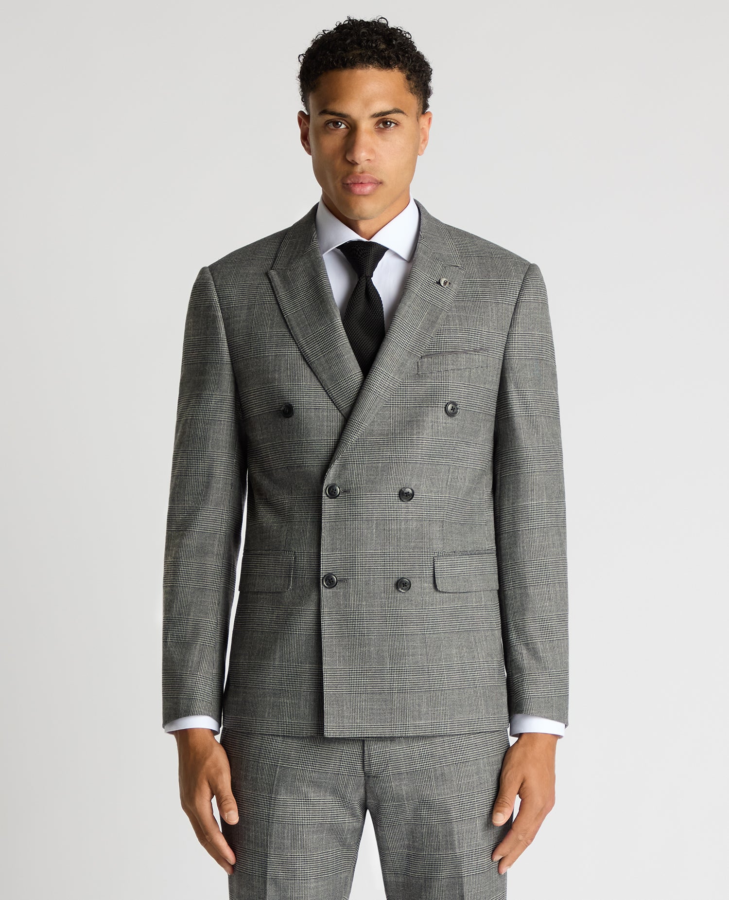 Slim Fit Double Breasted Suit – Remus Uomo1