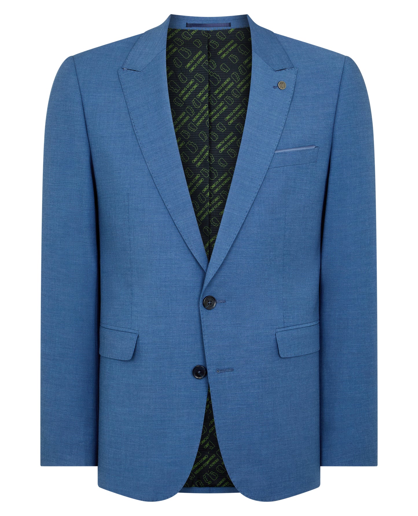 Man wearing a blue jacket