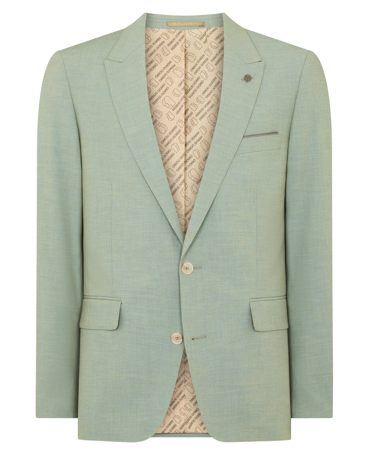 Man wearing a green jacket