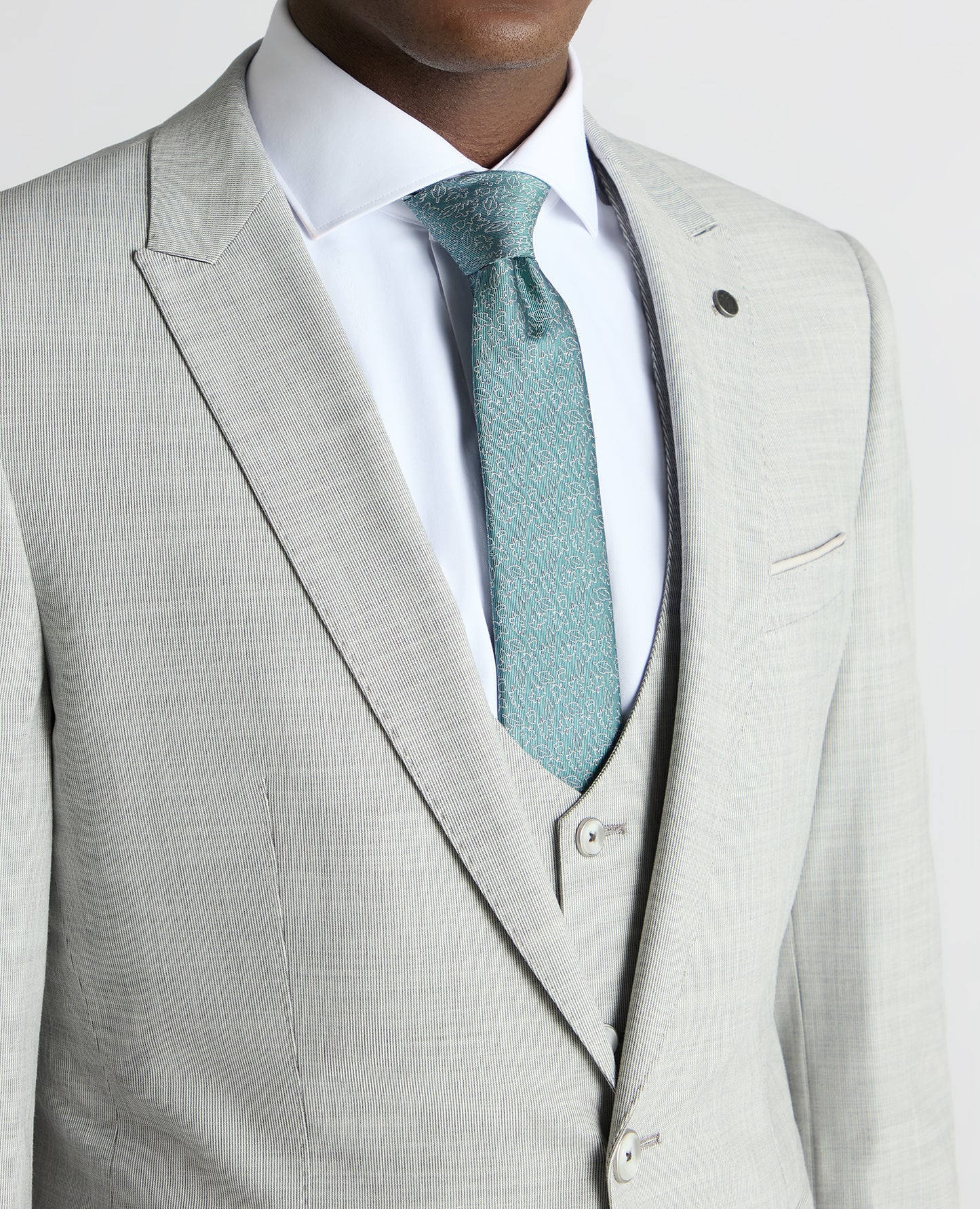 Slim Fit Stretch Micro Pinstripe Suit