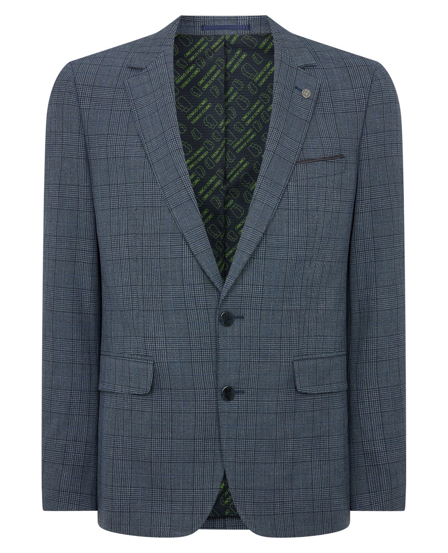 Slim Fit Check Suit