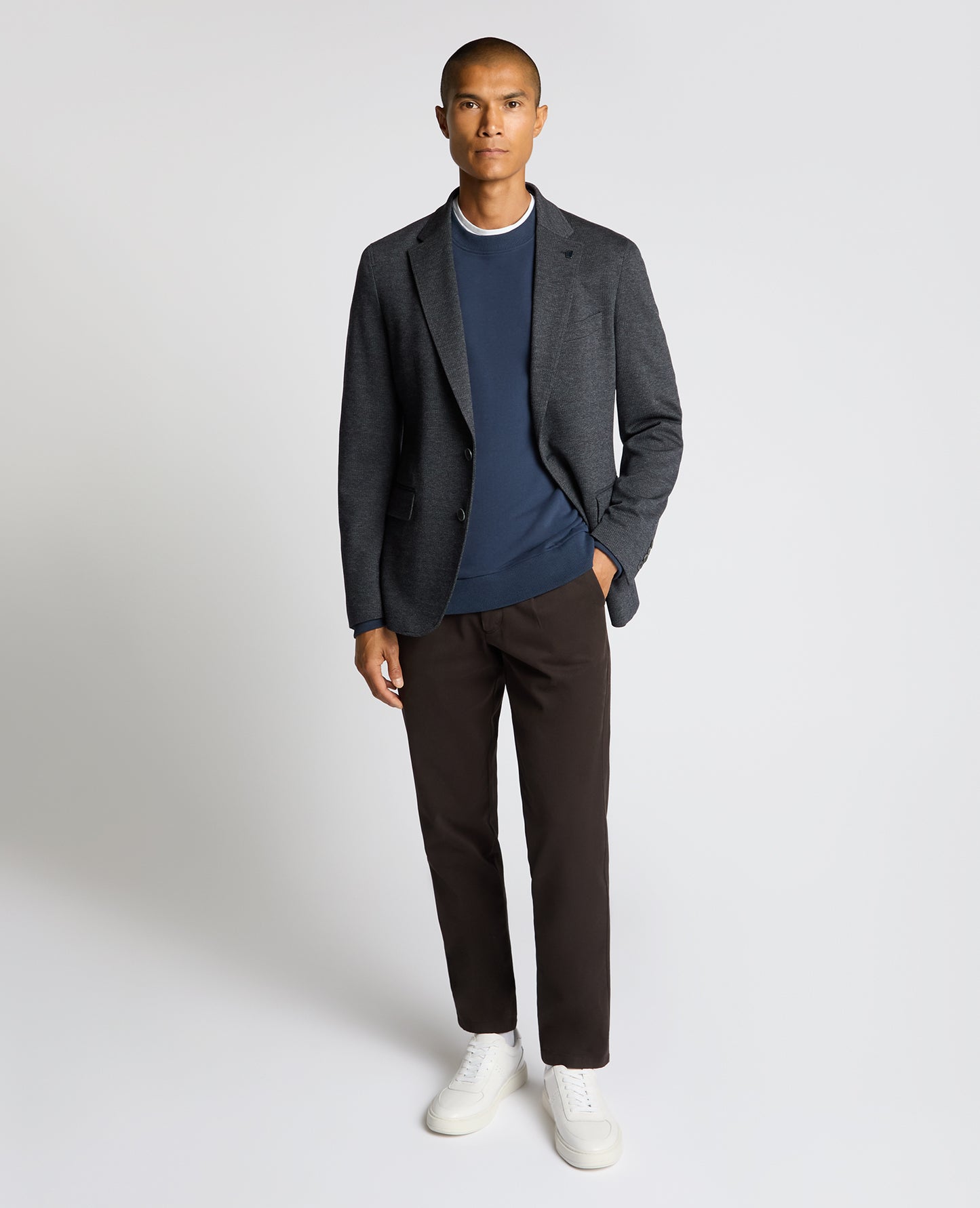 Slim Fit Jersey-Blend Angelo Jacket