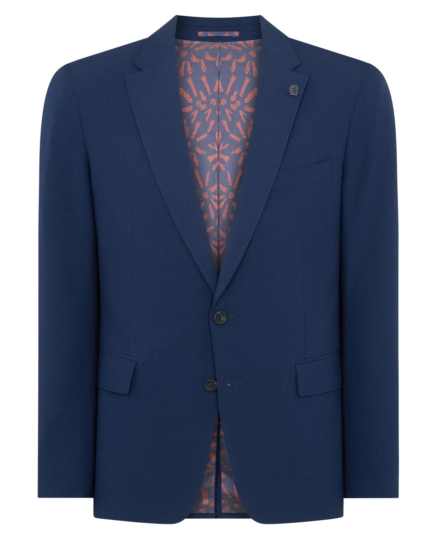 Man wearing a blue jacket