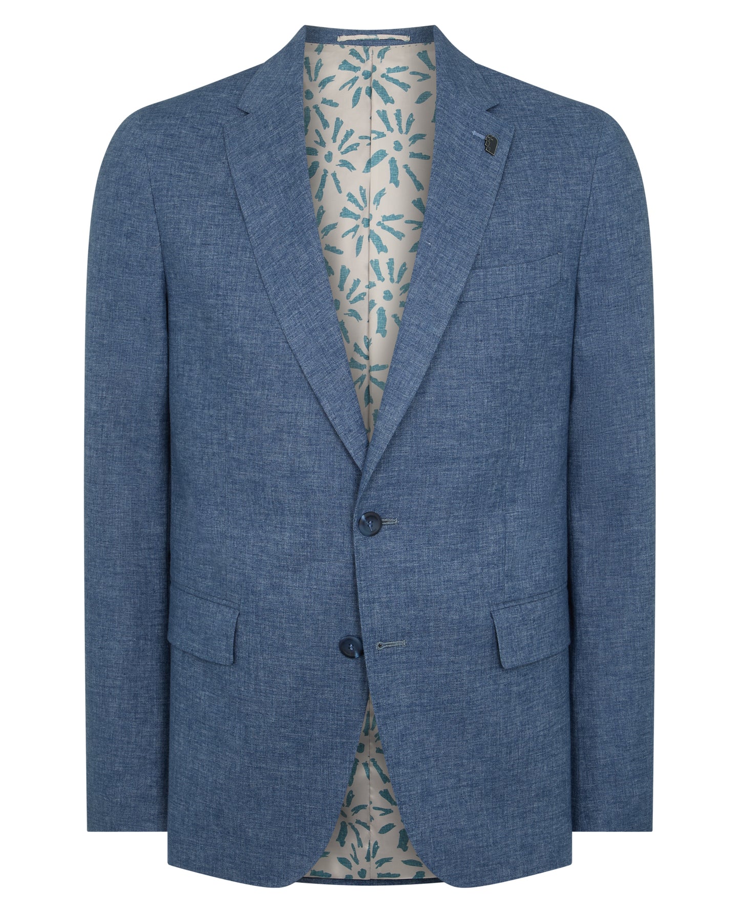 Man wearing a blue jacket