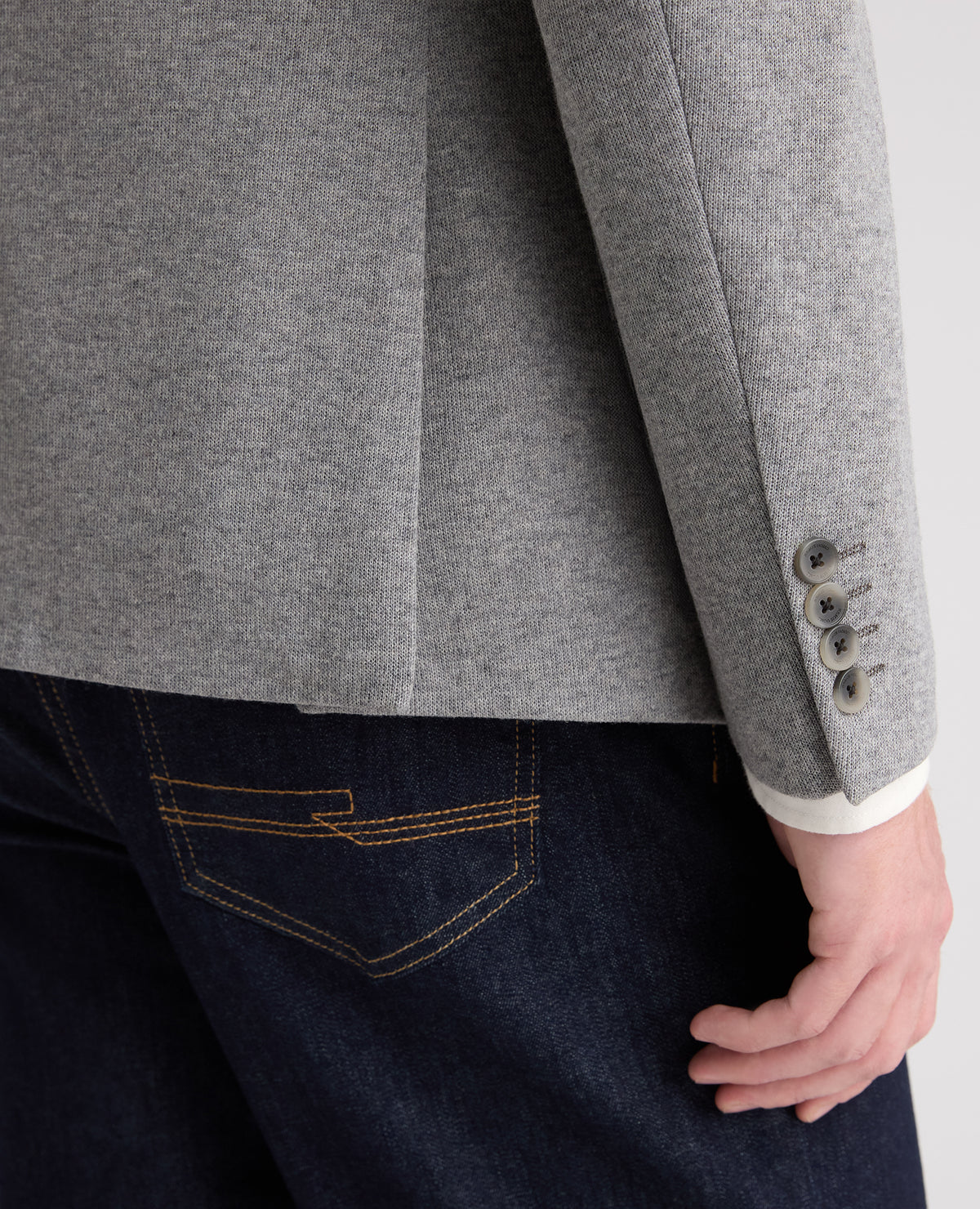Grey Antoni Wool Blend Jacket