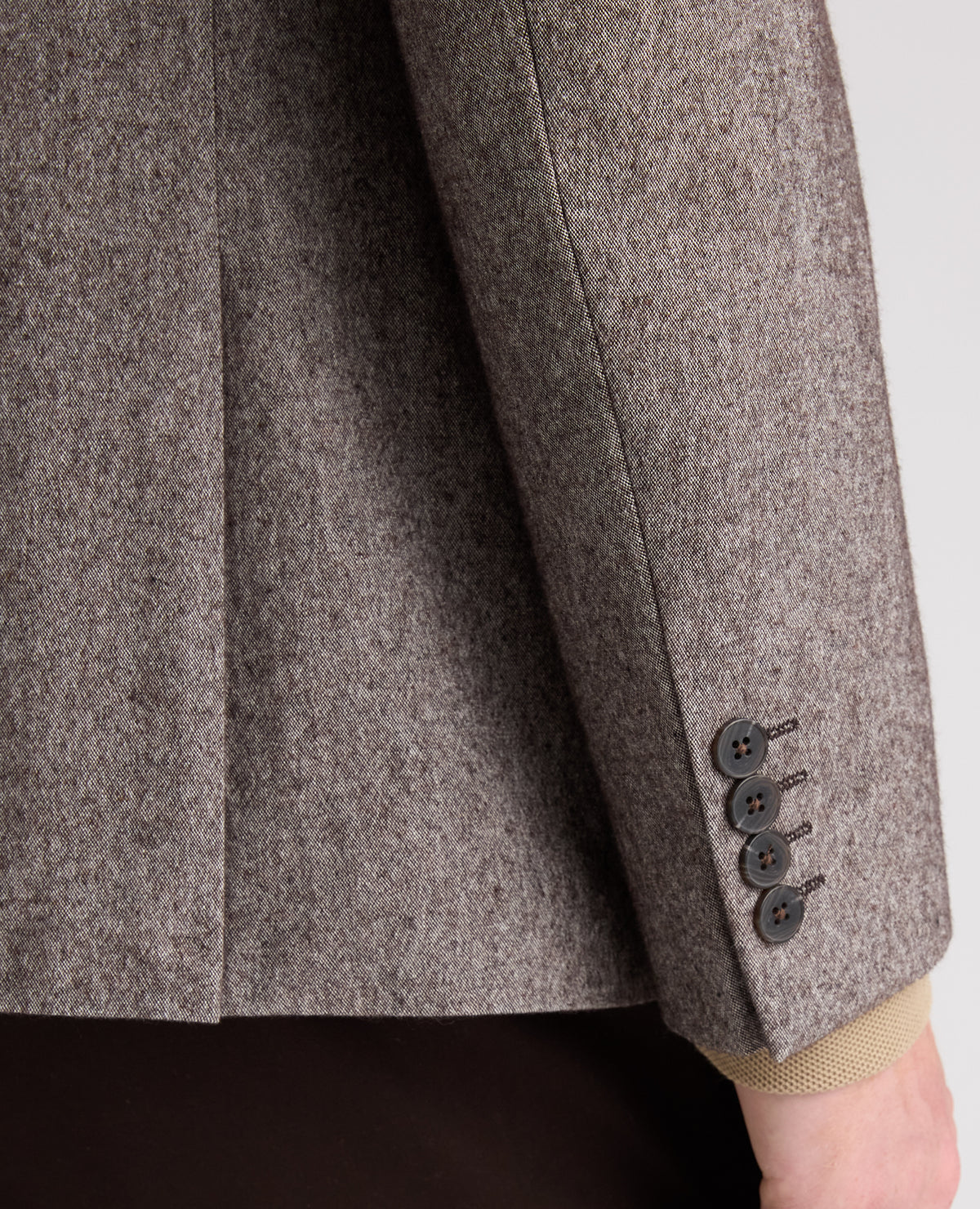 Brown Alto Wool Blend Jacket