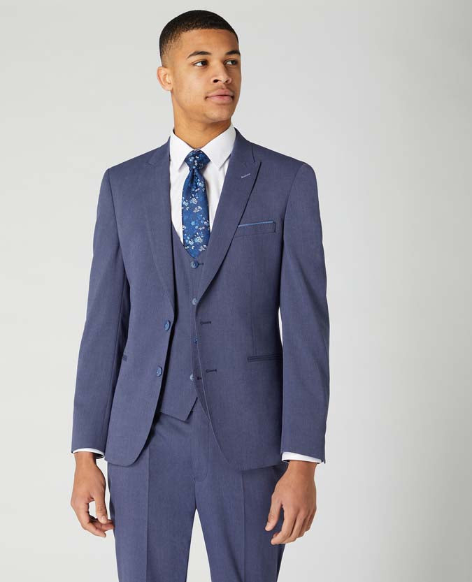 Slim Fit 3 Piece Stretch Suit