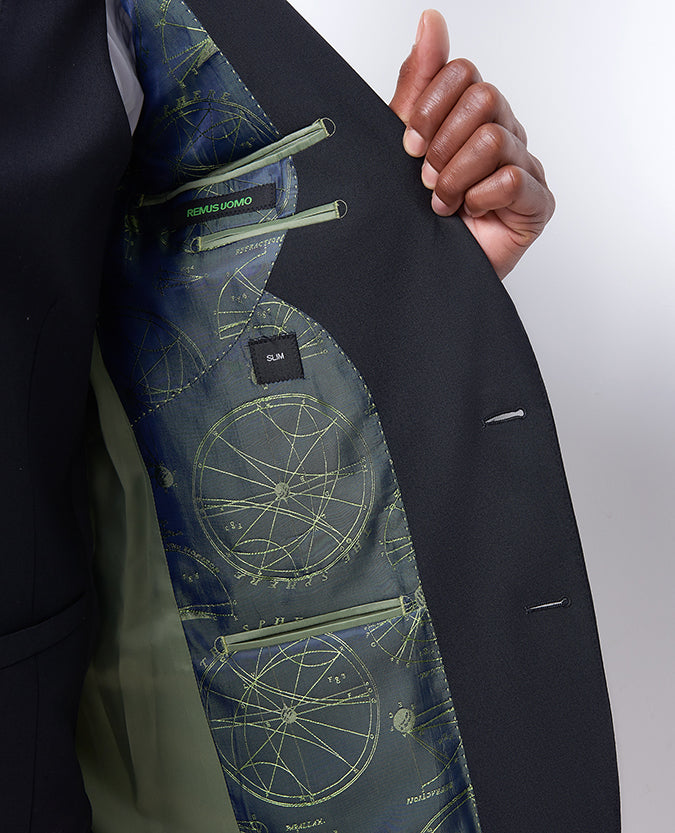 Slim Fit Wool-Blend Stretch Mix and Match Suit
